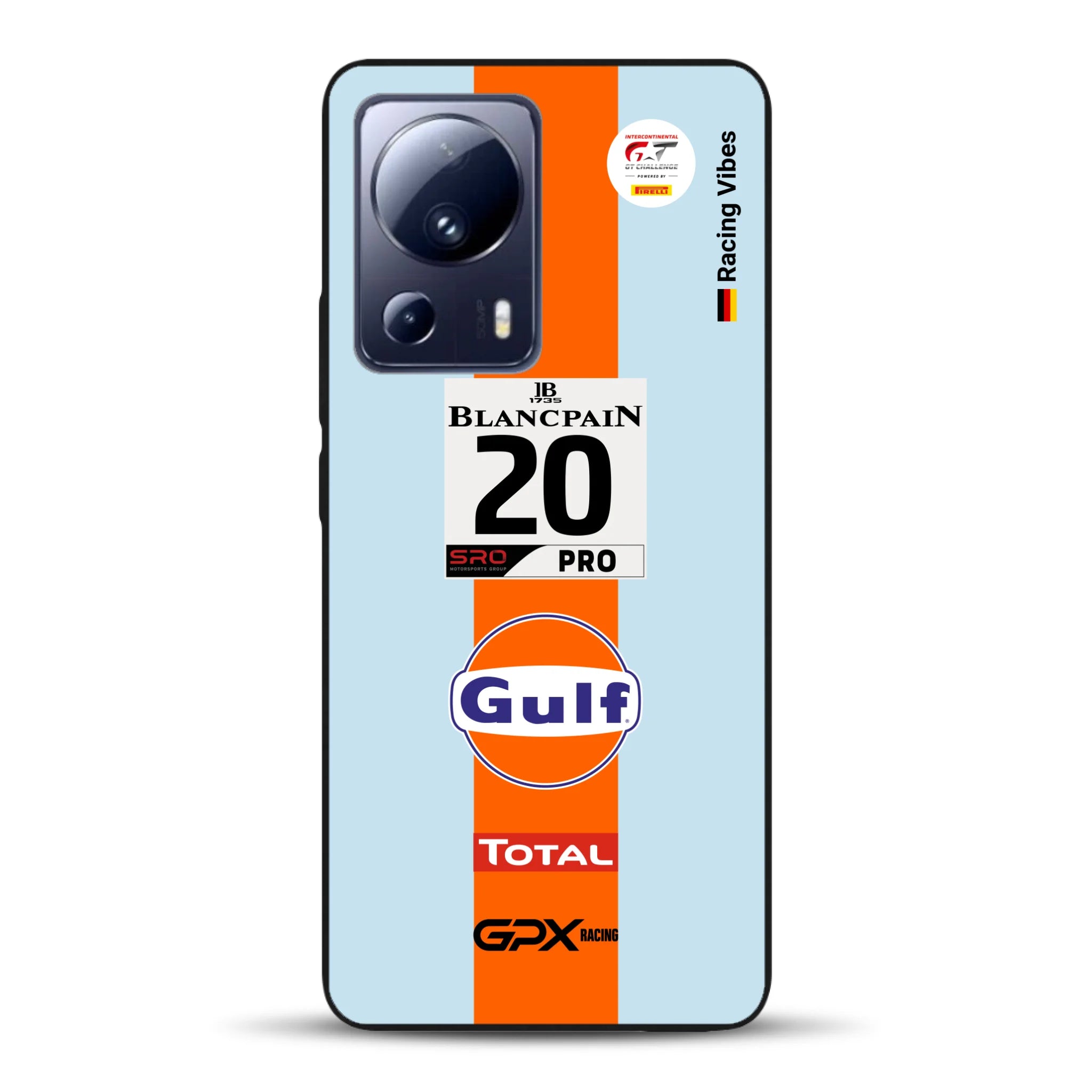 Gulf Porsche GT Livery - Individuelle Handyhülle für Xiaomi
