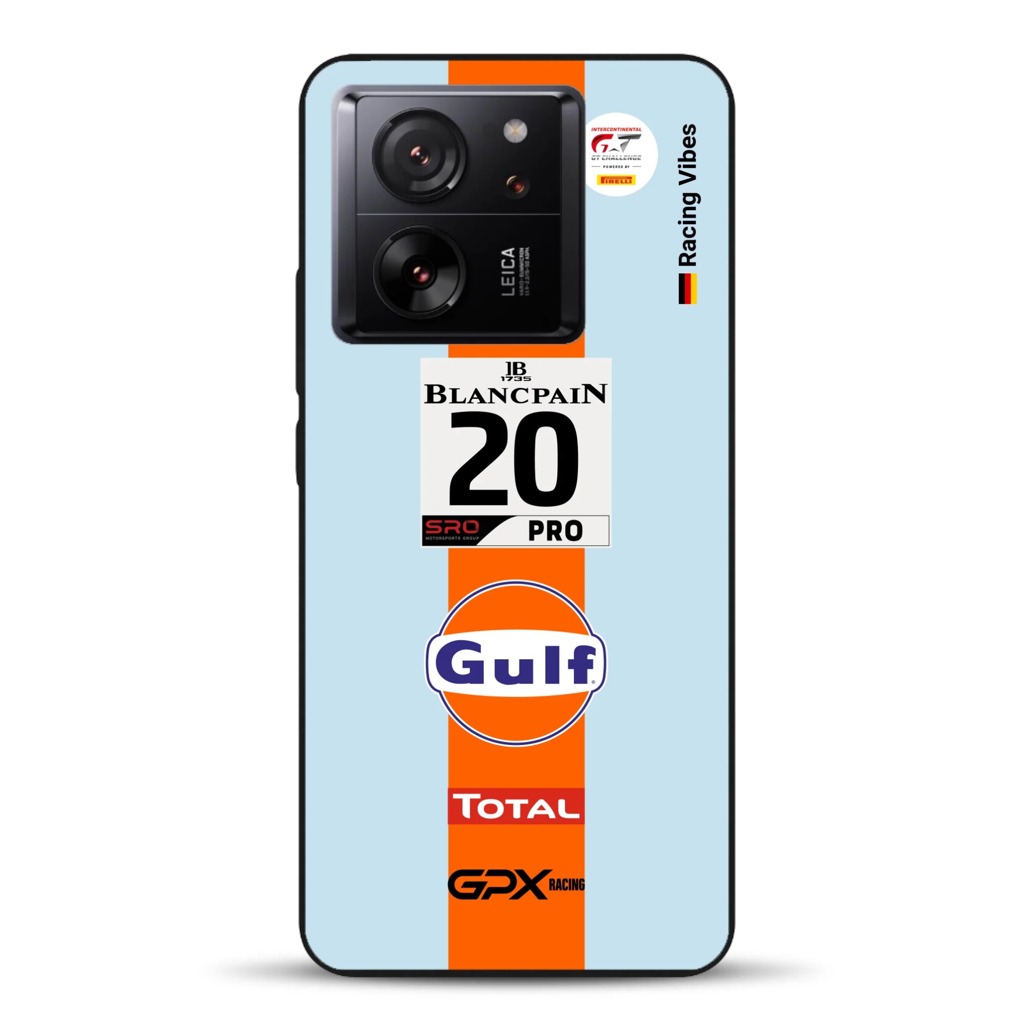 Gulf Porsche GT Livery - Individuelle Handyhülle für Xiaomi
