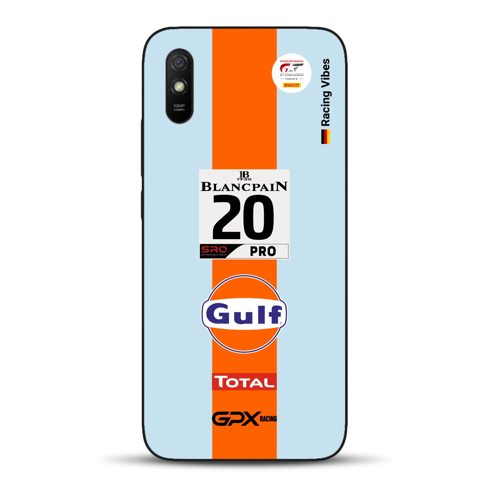 Gulf Porsche GT Livery - Individuelle Handyhülle für Xiaomi