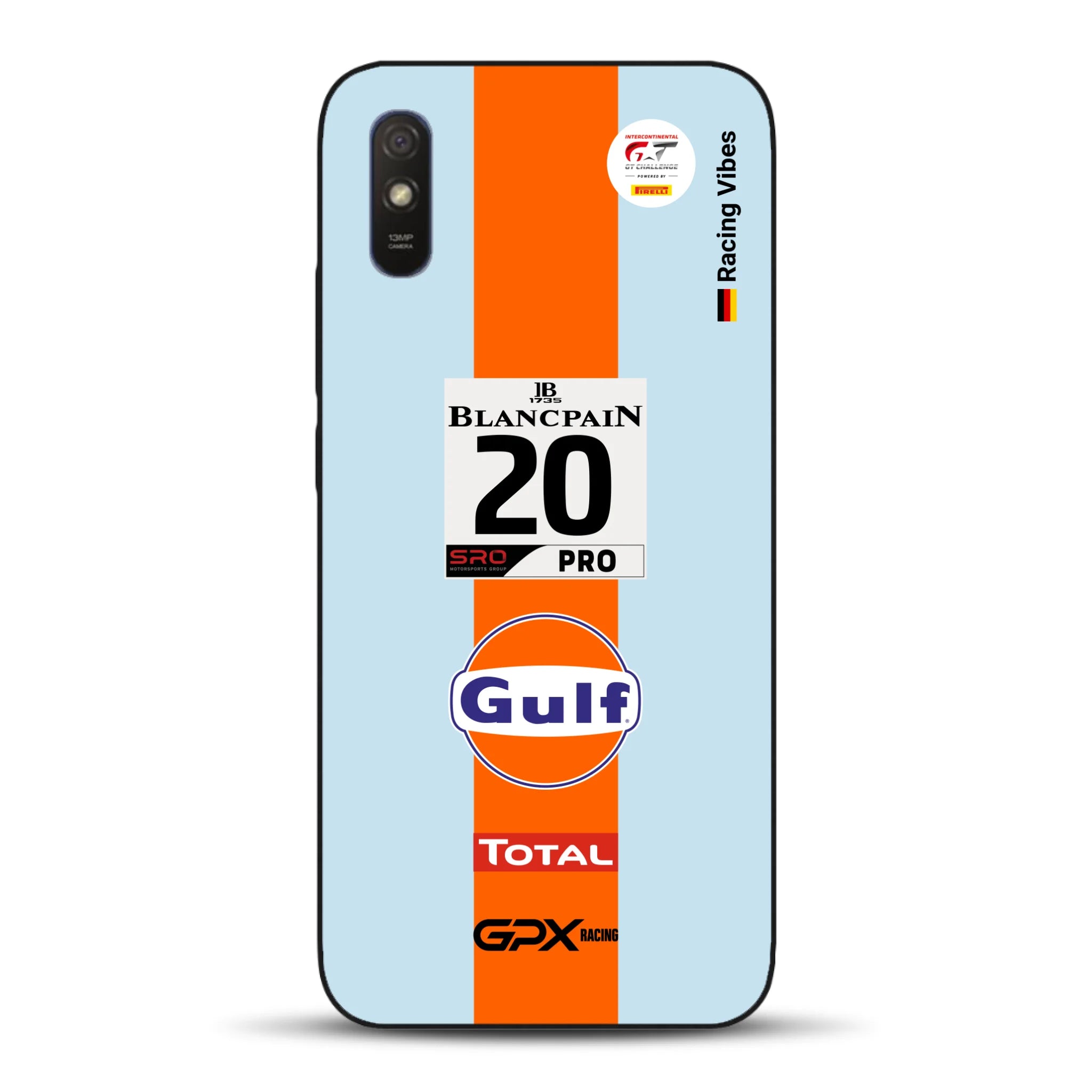 Gulf Porsche GT Livery - Individuelle Handyhülle für Xiaomi