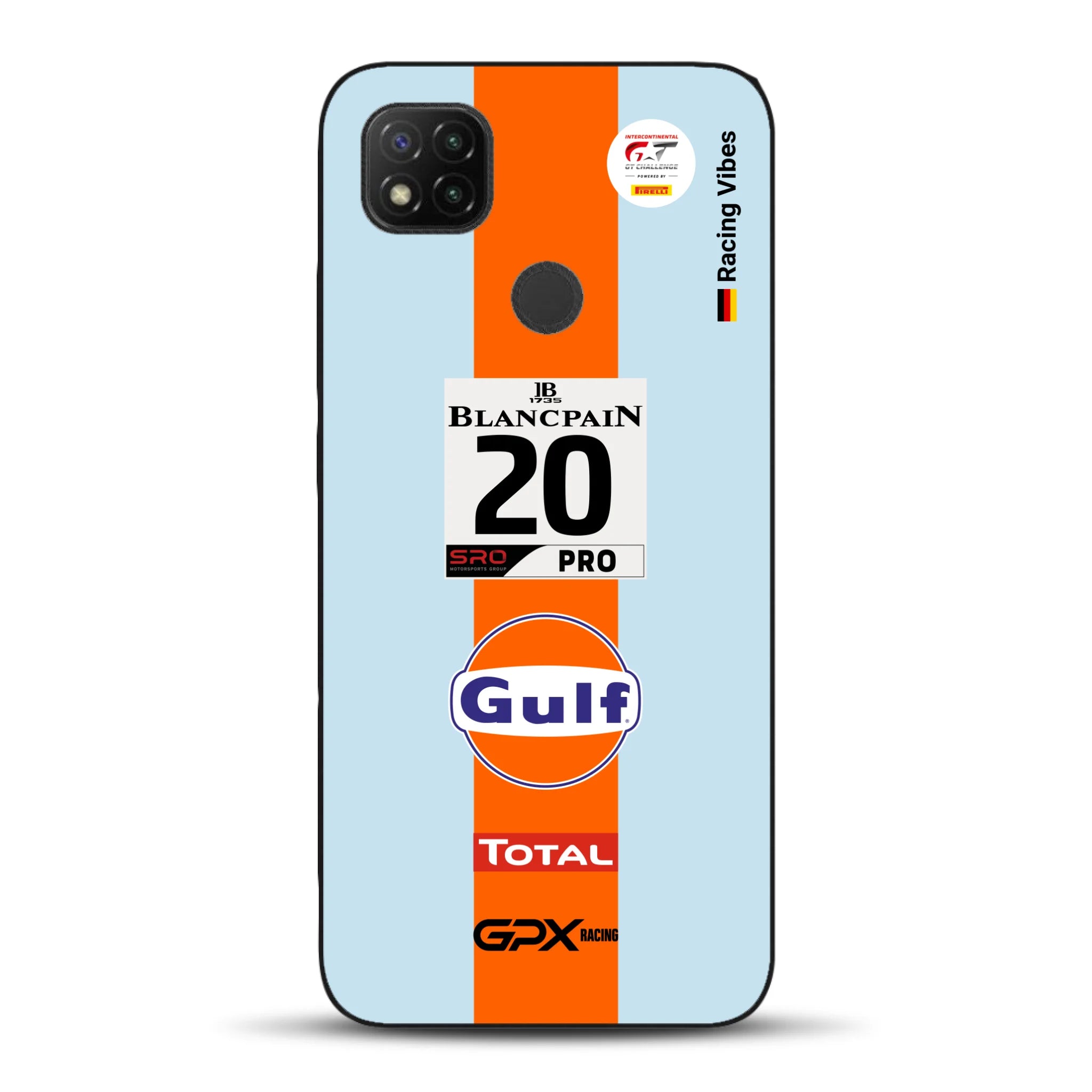 Gulf Porsche GT Livery - Individuelle Handyhülle für Xiaomi