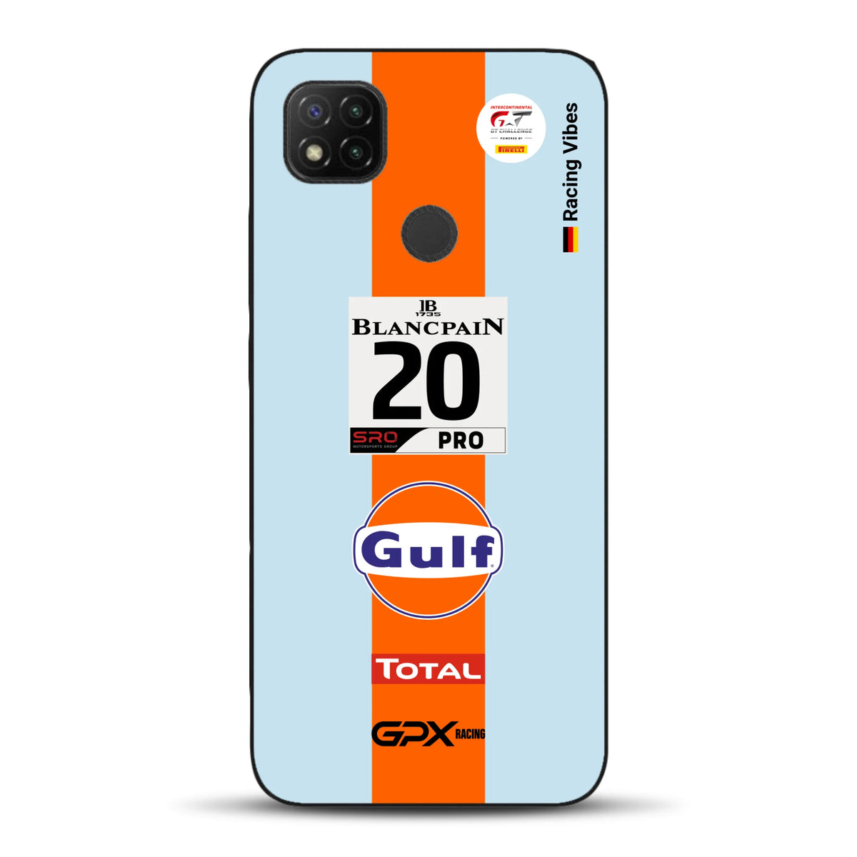 Gulf Porsche GT Livery - Individuelle Handyhülle für Xiaomi