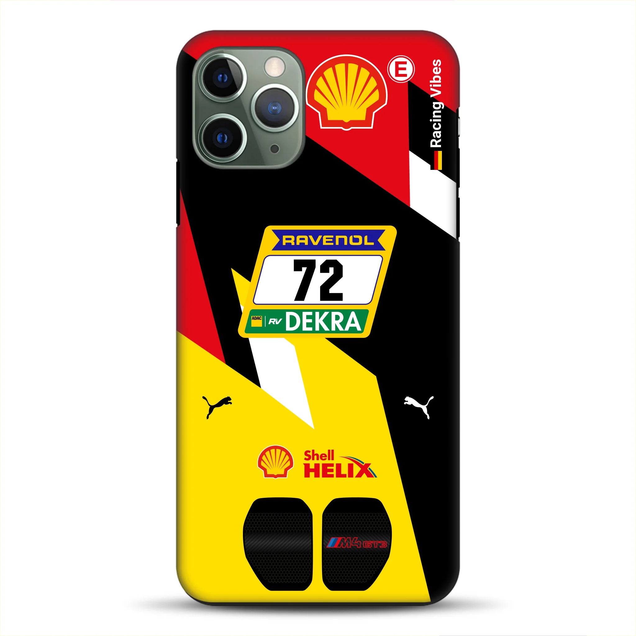 RMG M4 GT3 #72 Nürburgring 24h Qualifiers 2024 Livery – Personnalisé Premium Case pour iPhone