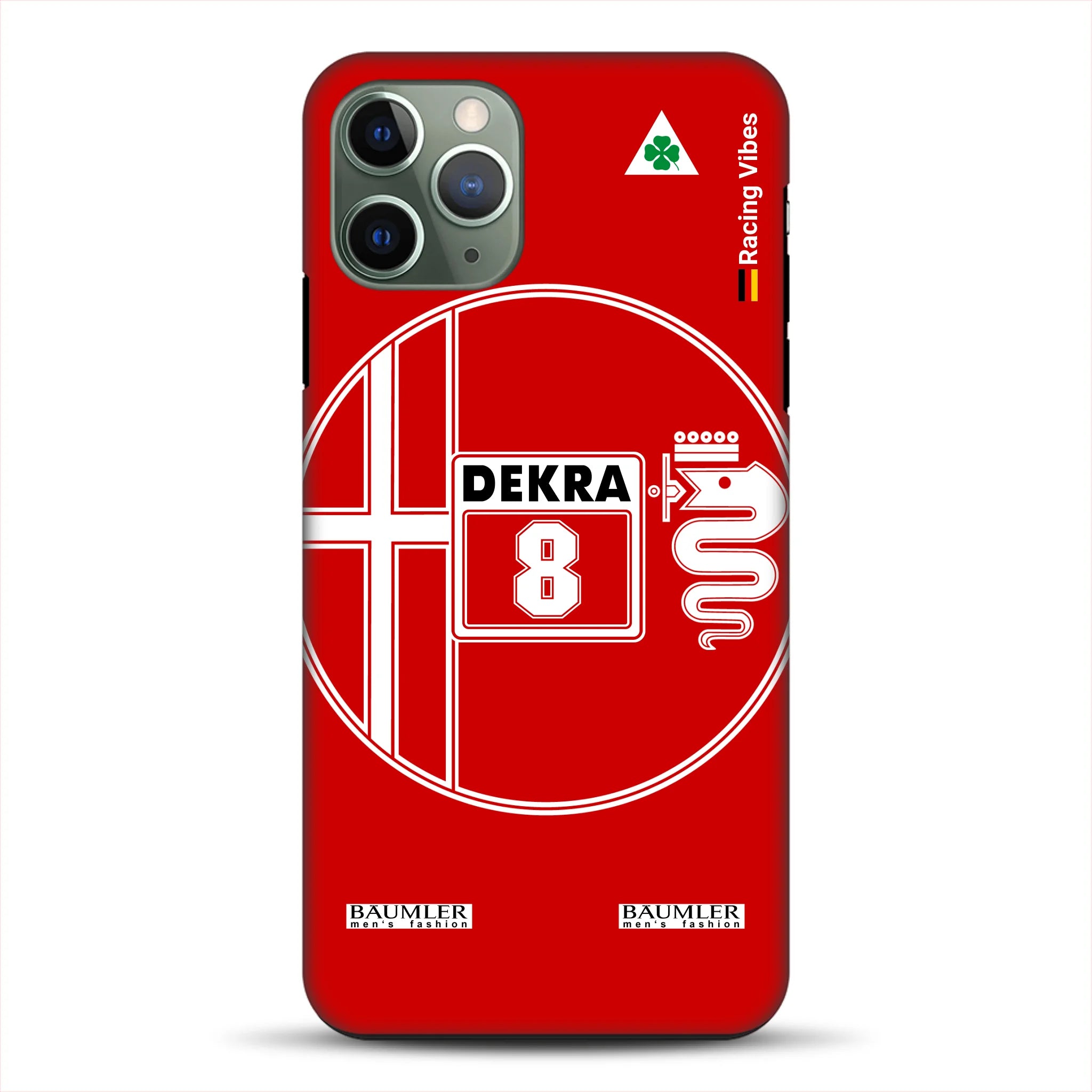 155 V6 TI #8 Larini DTM Champion 1993 Livery – Custodia premium personalizzata per iPhone