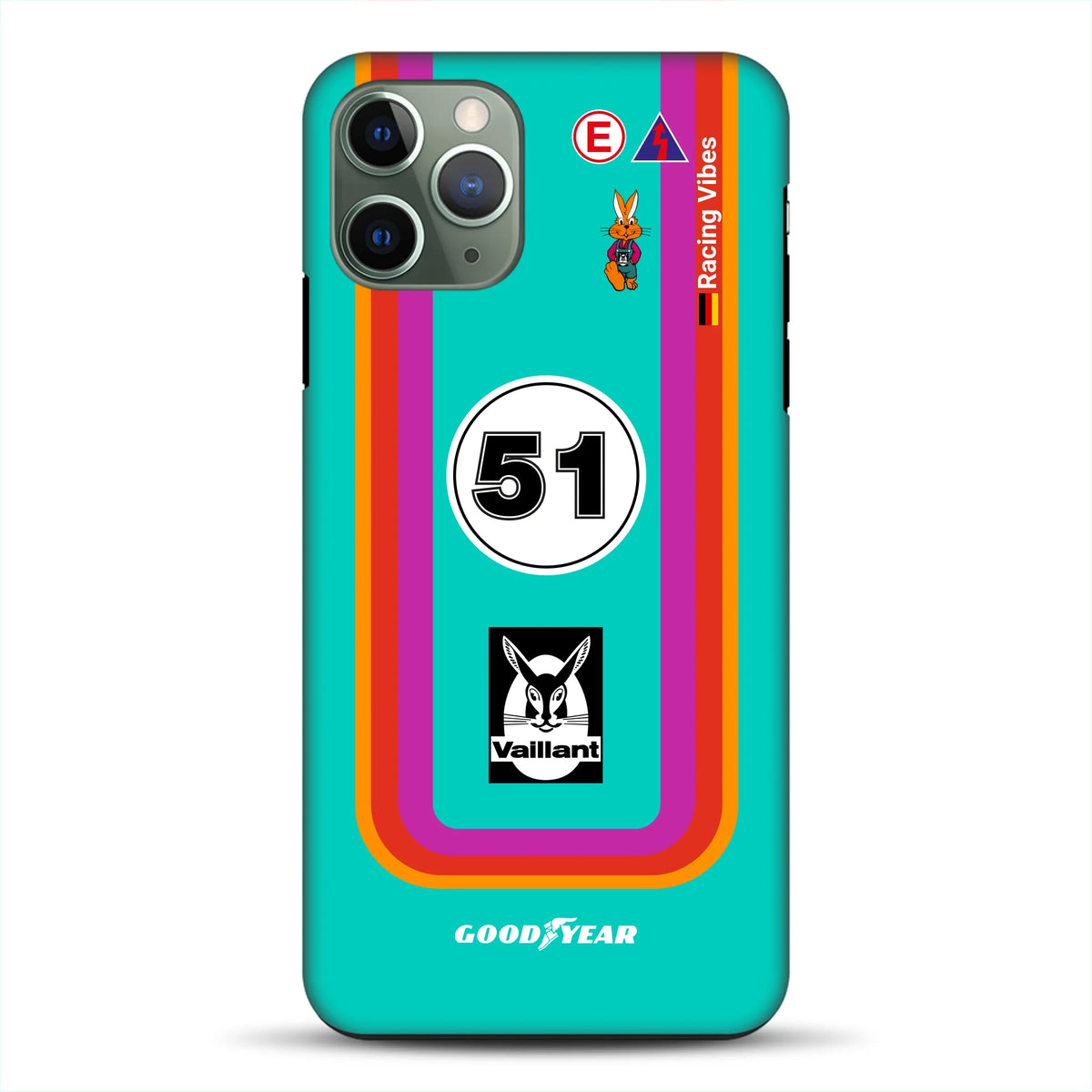 Porsche 935 K3 Vaillant Kremer Racing 1977 Livery - Custom Premium Case for iPhone