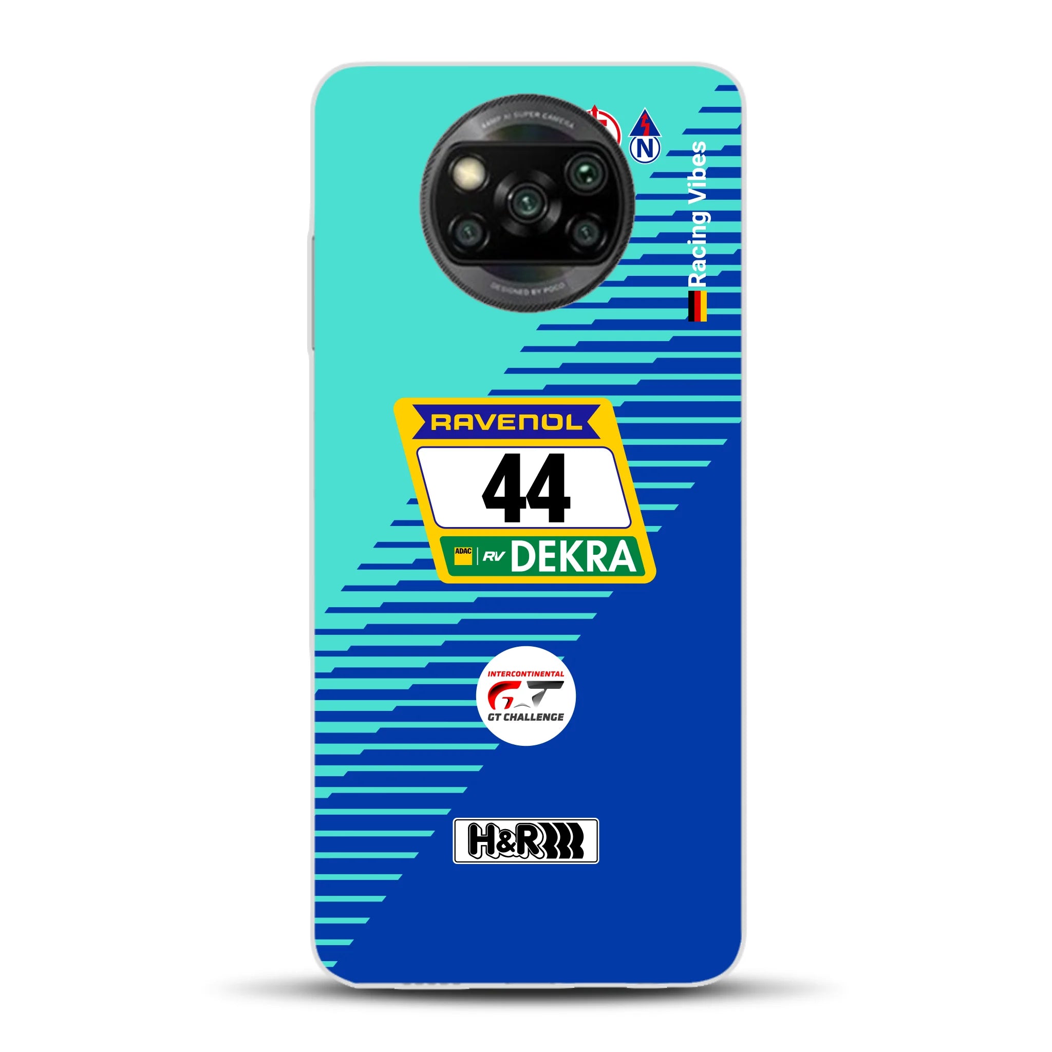 Porsche 911 GT3 R #44 24h Nürburgring Livery - Housse de téléphone portable personnalisée pour Xiaomi