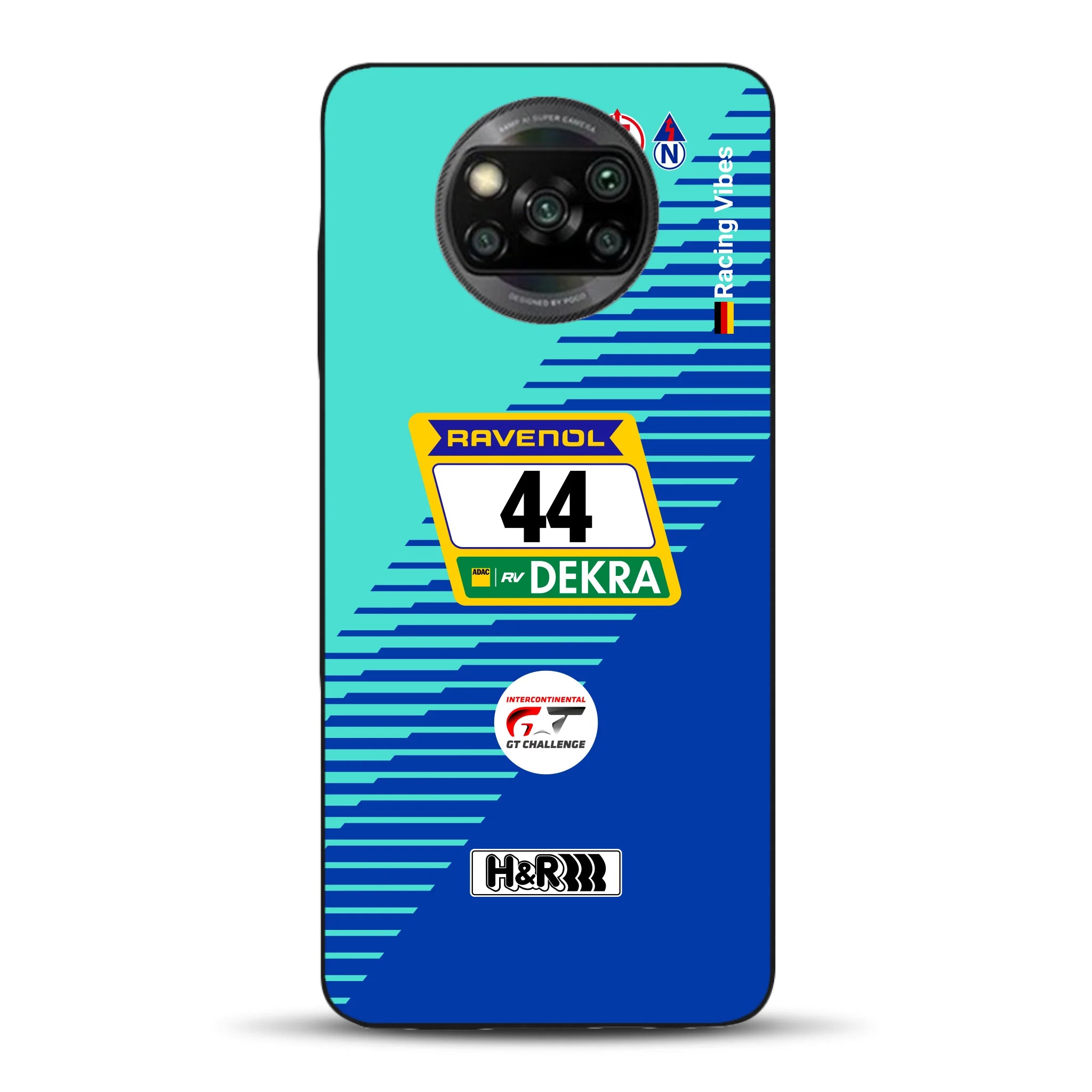 Porsche 911 GT3 R #44 24h Nürburgring Livery - Housse de téléphone portable personnalisée pour Xiaomi