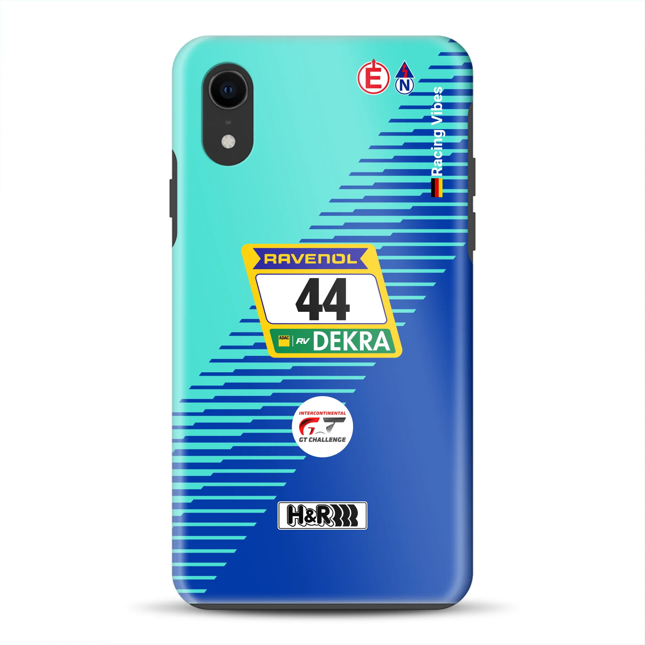 Porsche 911 GT3 R #44 24h Nürburgring Livery - Custodia premium personalizzata per iPhone