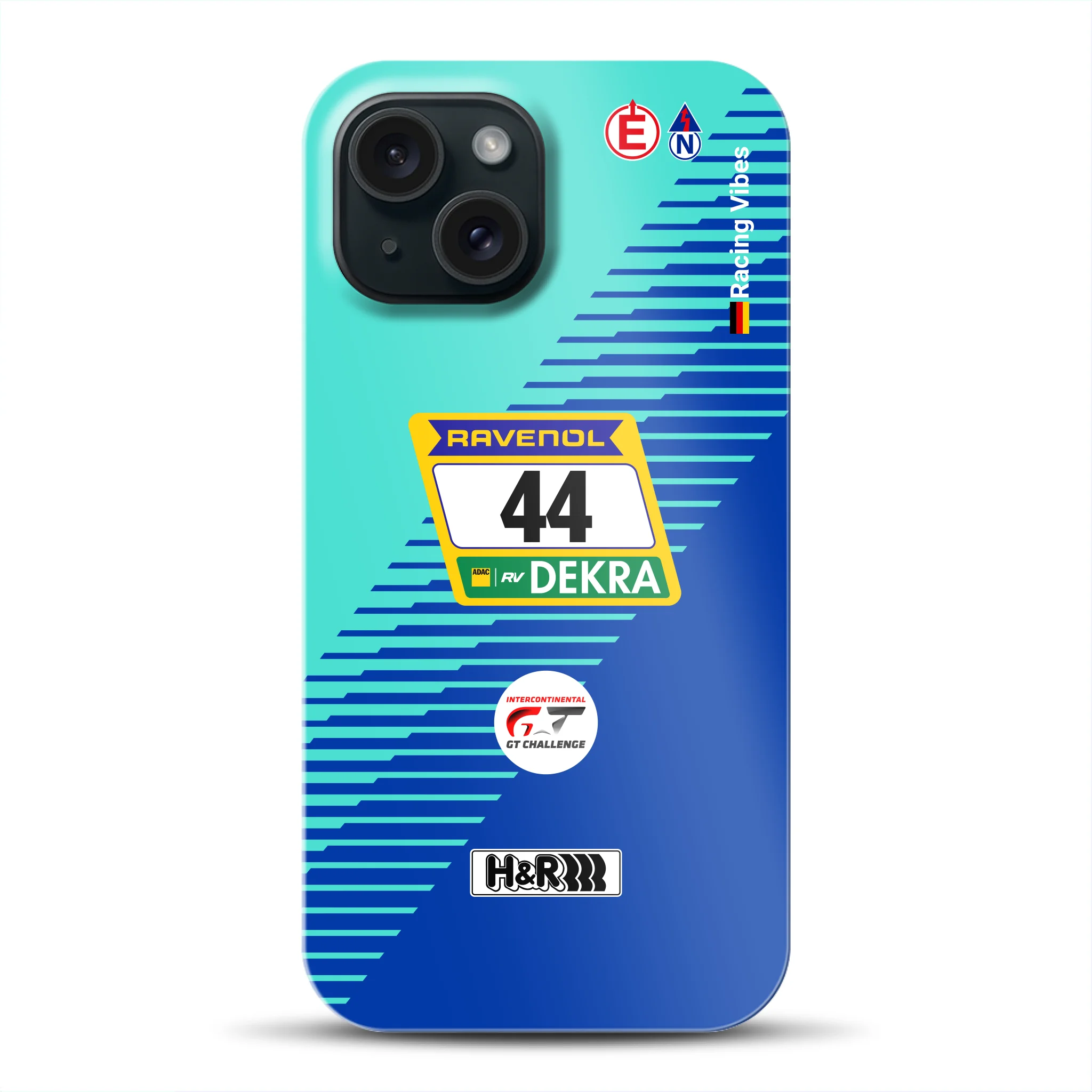 Porsche 911 GT3 R #44 24h Nürburgring Livery - Custodia premium personalizzata per iPhone