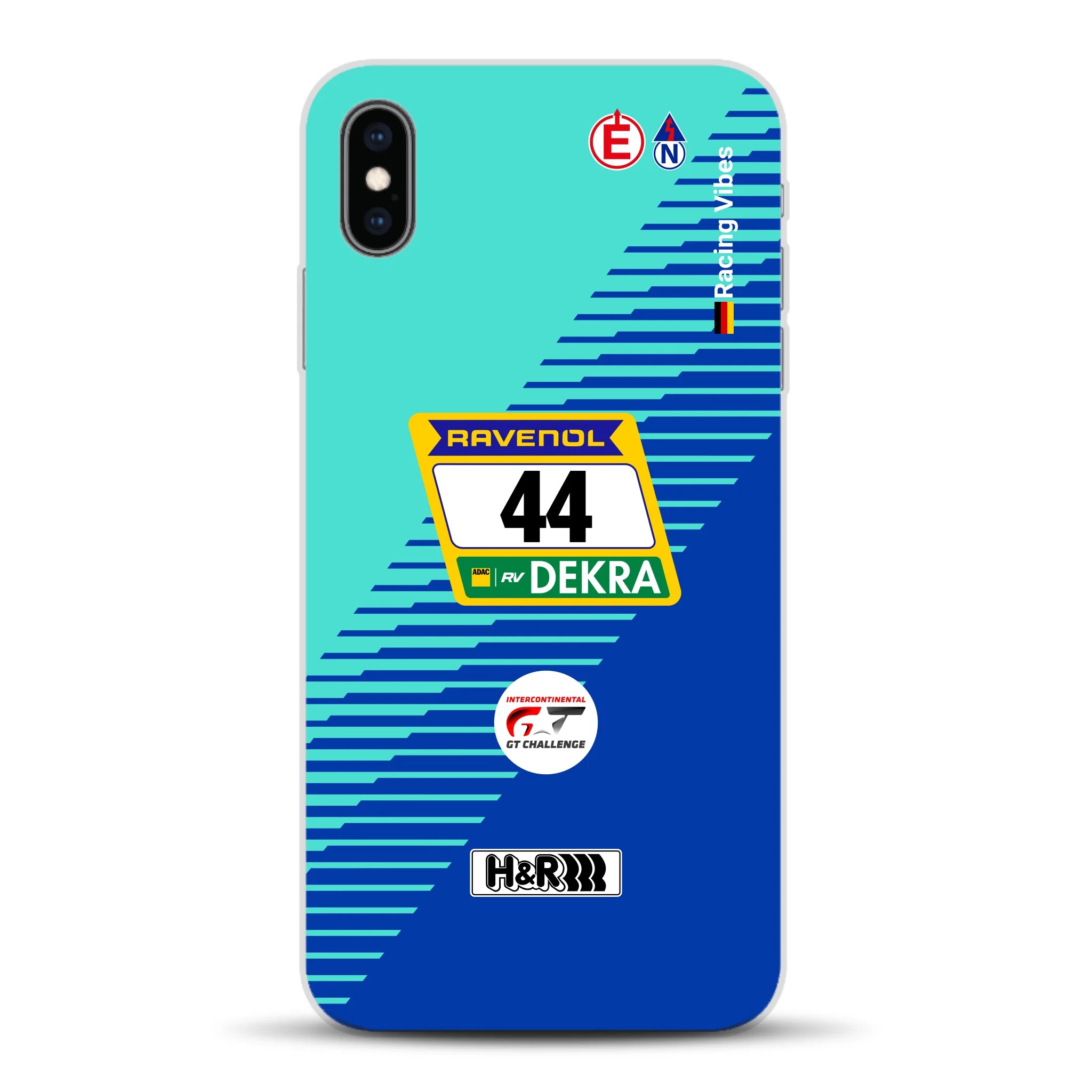 Porsche 911 GT3 R #44 24h Nürburgring Livery - Custodia per cellulare personalizzata per iPhone