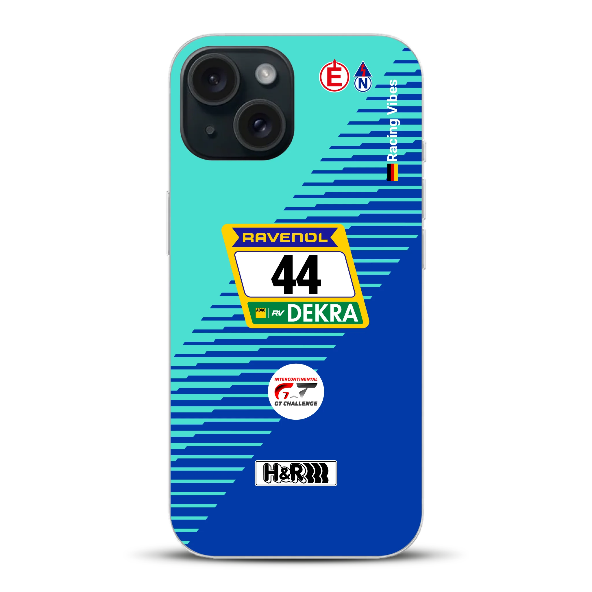 Porsche 911 GT3 R #44 24h Nürburgring Livery - Custodia per cellulare personalizzata per iPhone