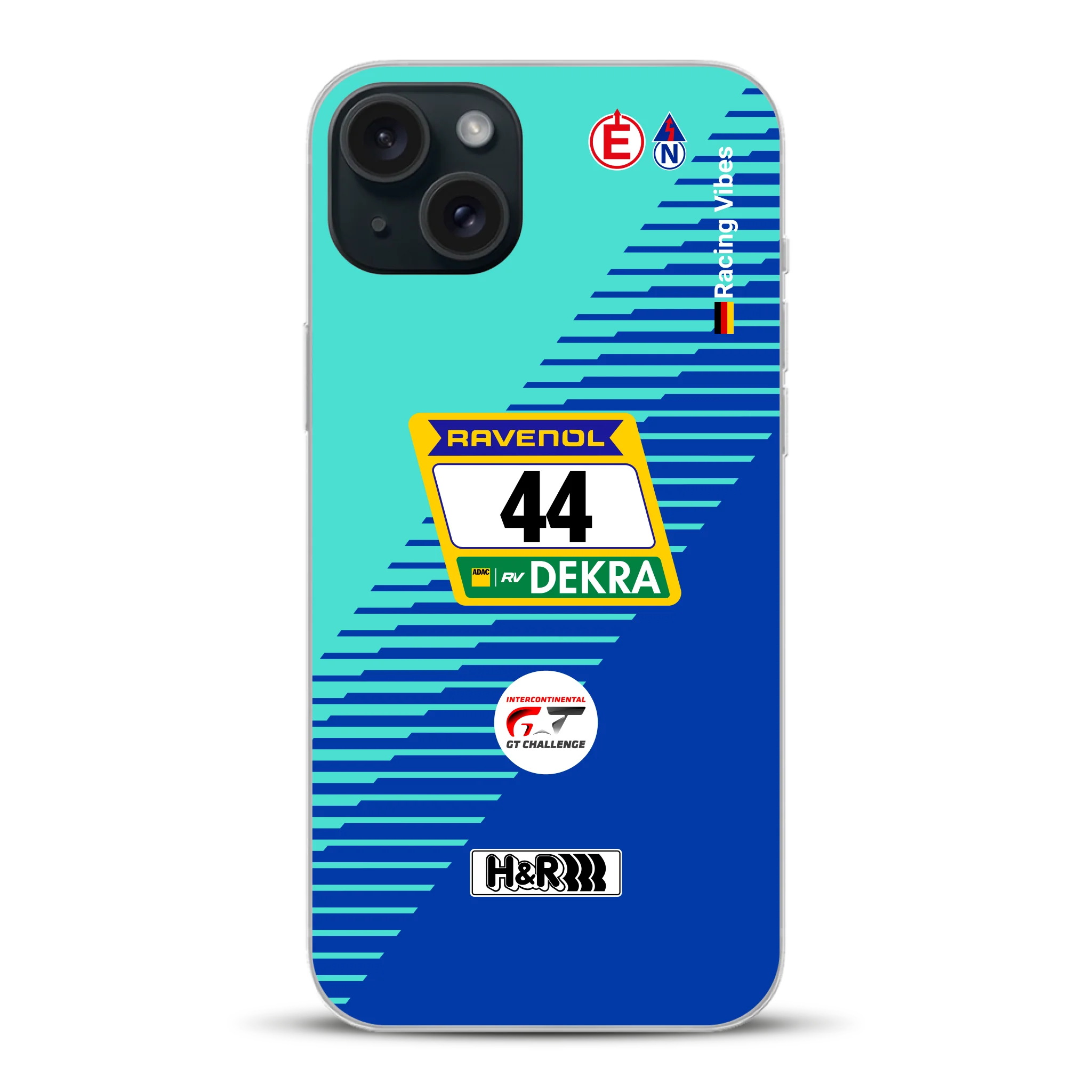 Porsche 911 GT3 R #44 24h Nürburgring Livery - Custodia per cellulare personalizzata per iPhone