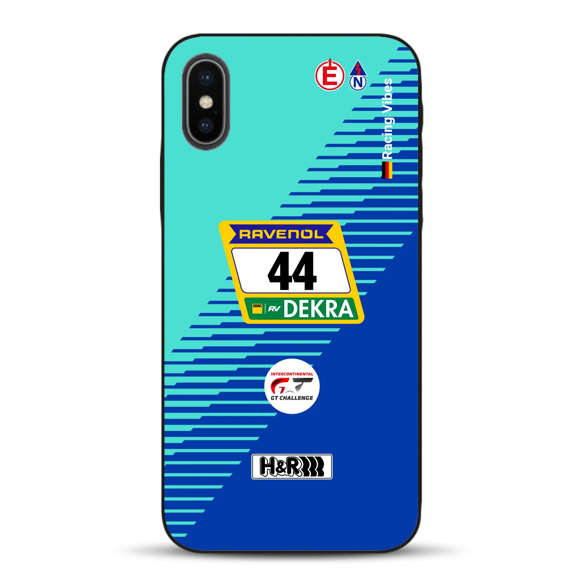 Porsche 911 GT3 R #44 24h Nürburgring Livery - Custodia per cellulare personalizzata per iPhone