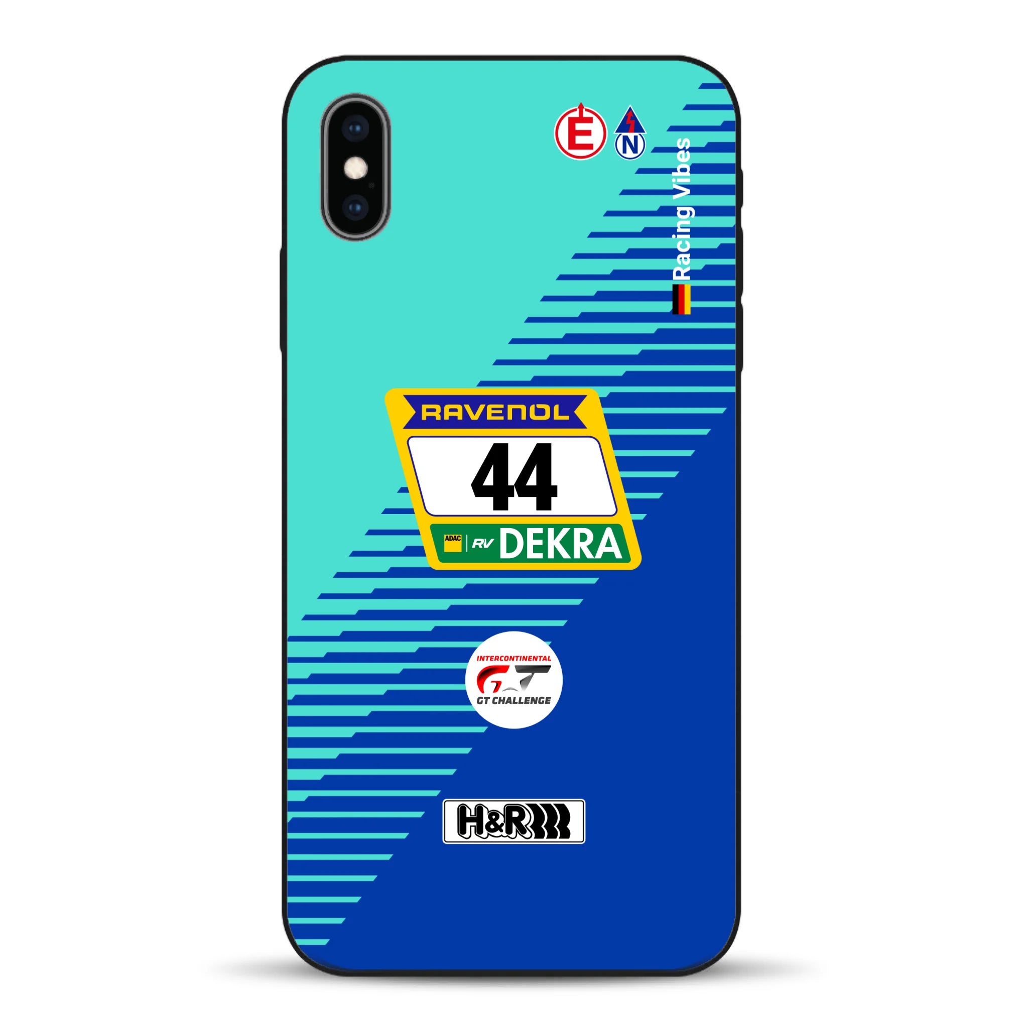 Porsche 911 GT3 R #44 24h Nürburgring Livery - Custodia per cellulare personalizzata per iPhone