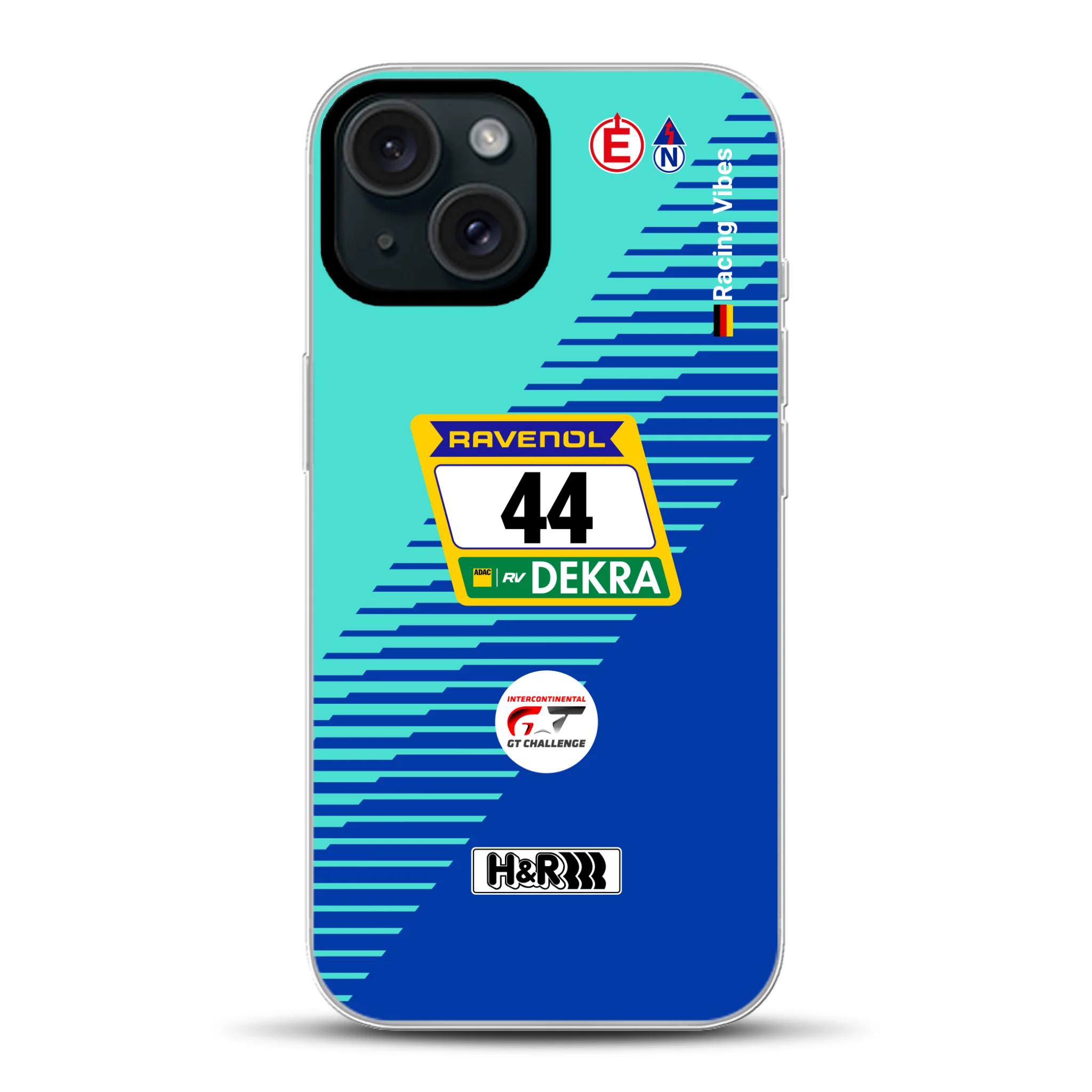 Porsche 911 GT3 R #44 24h Nürburgring Livery - Custodia per cellulare personalizzata per iPhone