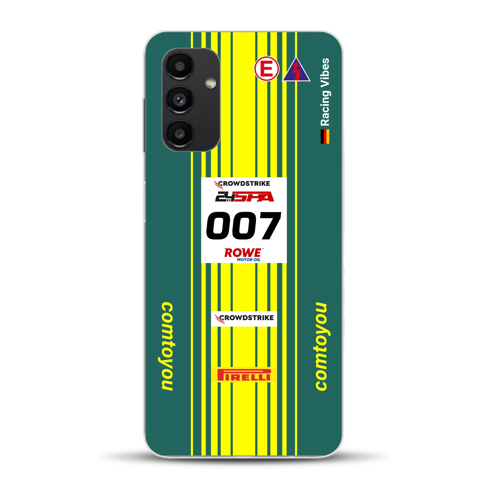 Vantage AMR GT3 Evo #007 Livery - Housse de téléphone portable personnalisée pour Samsung