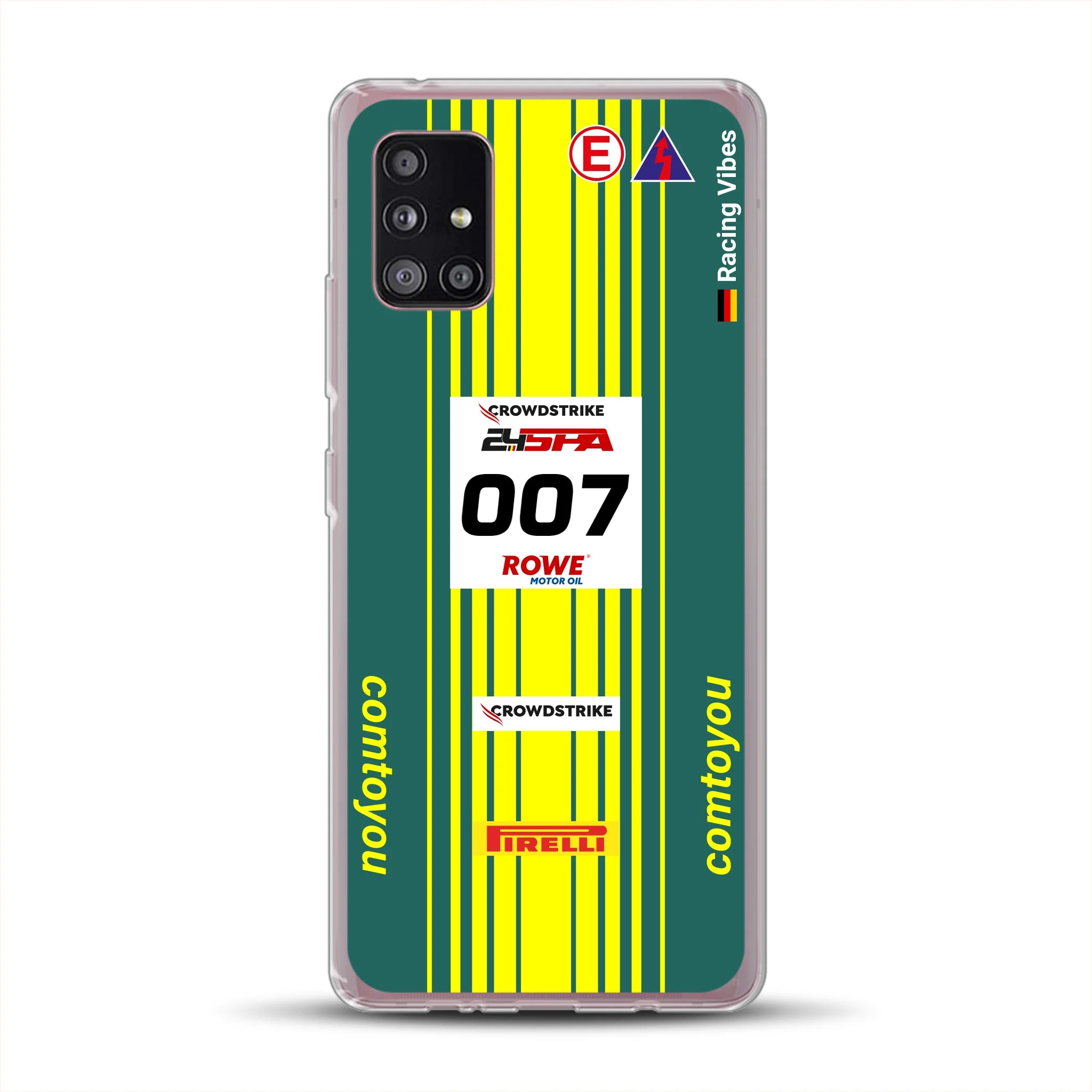 Vantage AMR GT3 Evo #007 Livery - Housse de téléphone portable personnalisée pour Samsung