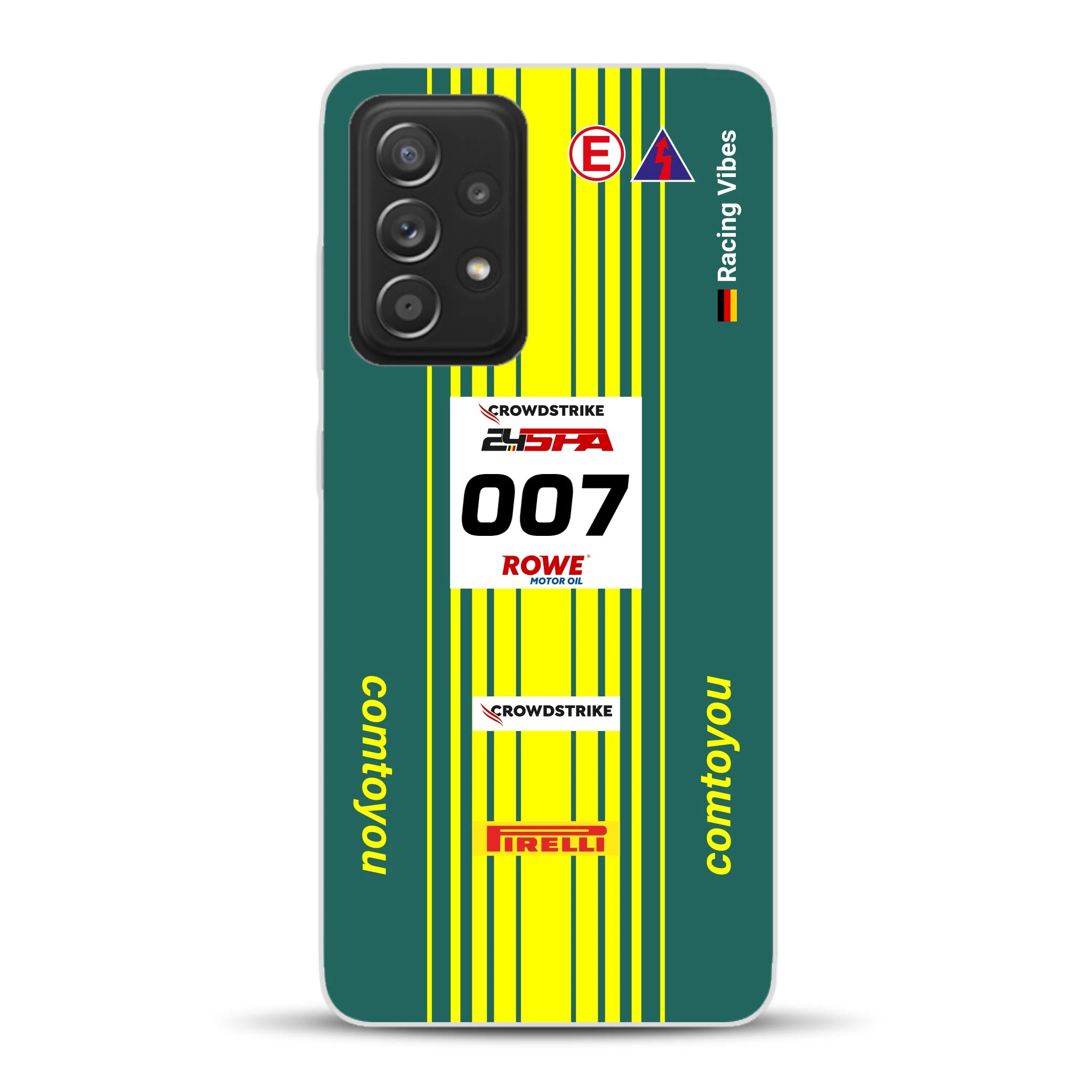 Vantage AMR GT3 Evo #007 Livery - Housse de téléphone portable personnalisée pour Samsung
