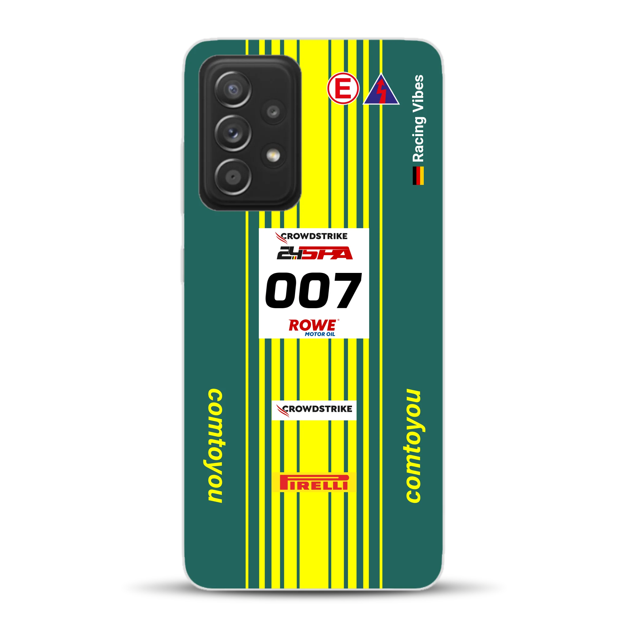 Vantage AMR GT3 Evo #007 Livery - Housse de téléphone portable personnalisée pour Samsung