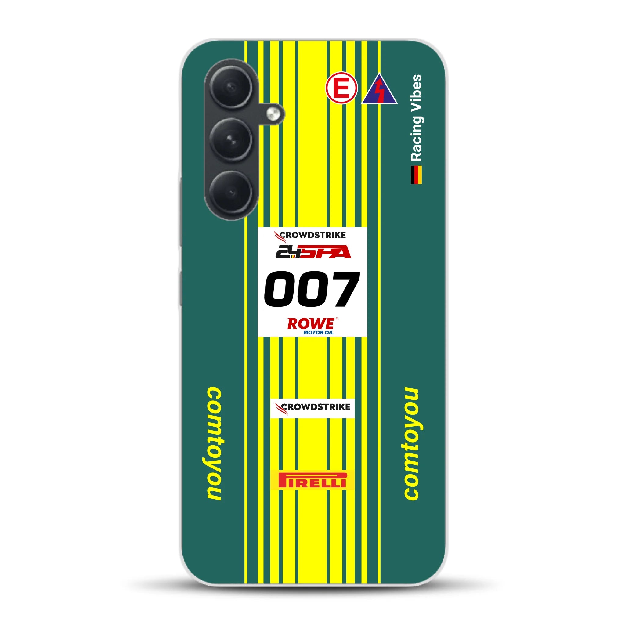 Vantage AMR GT3 Evo #007 Livery - Housse de téléphone portable personnalisée pour Samsung