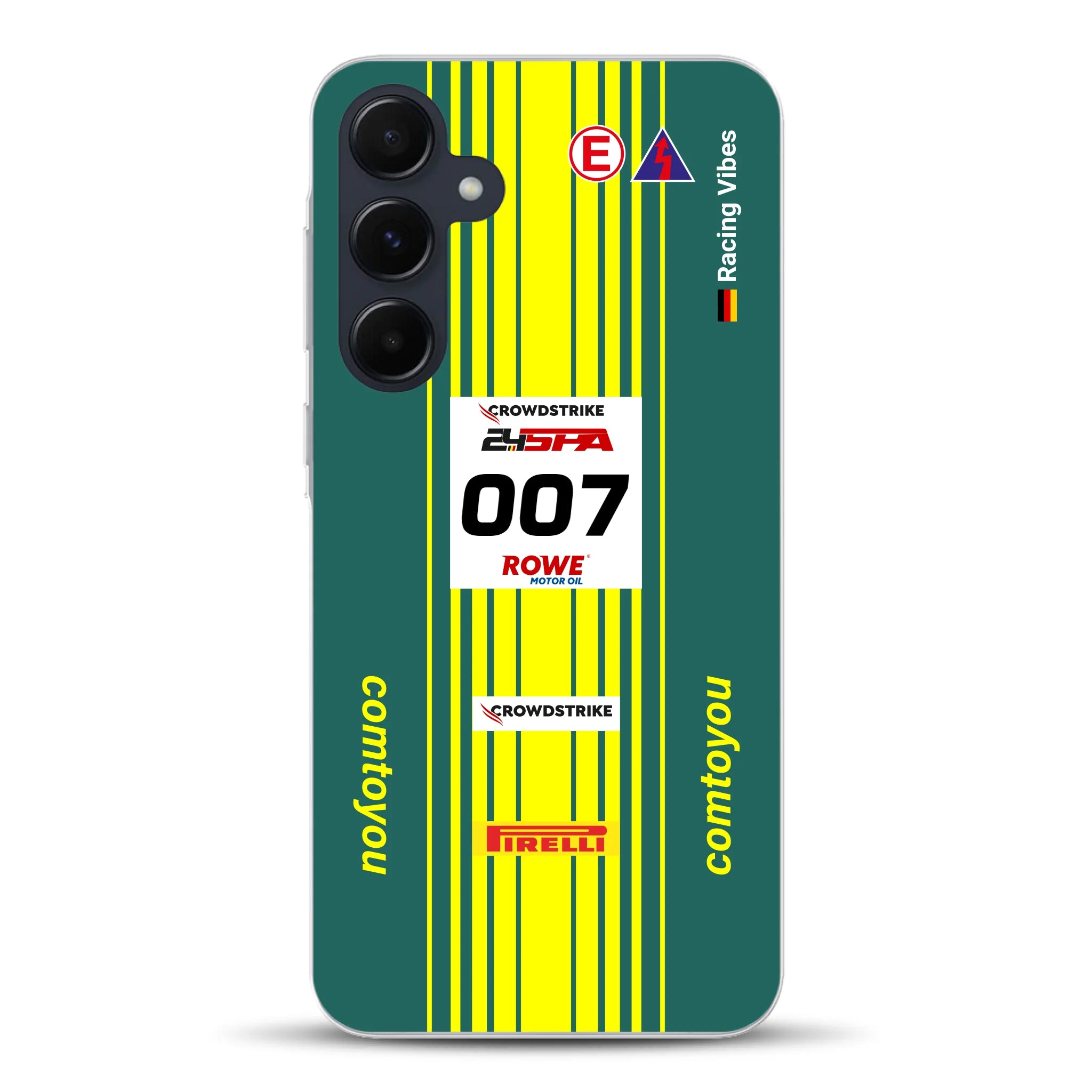 Vantage AMR GT3 Evo #007 Livery - Housse de téléphone portable personnalisée pour Samsung