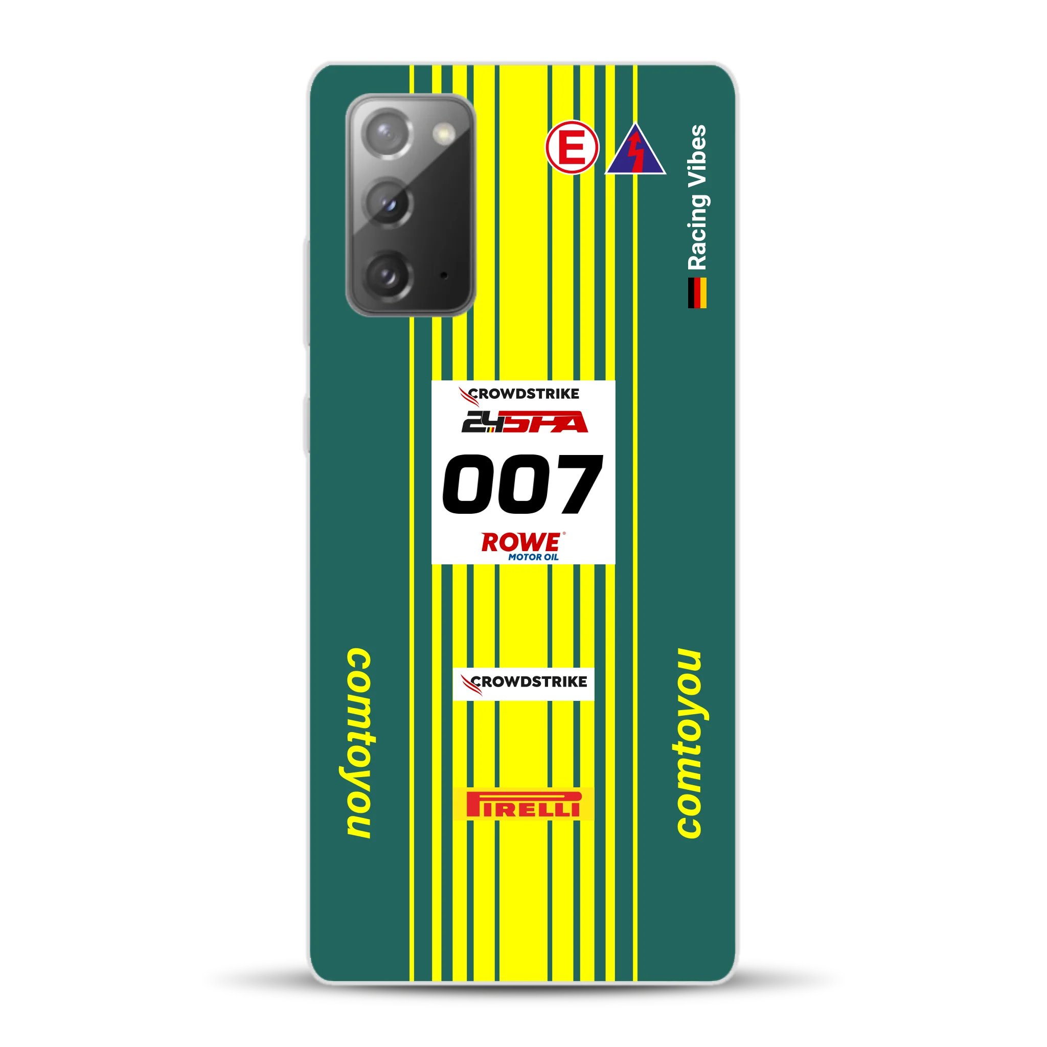 Vantage AMR GT3 Evo #007 Livery - Housse de téléphone portable personnalisée pour Samsung