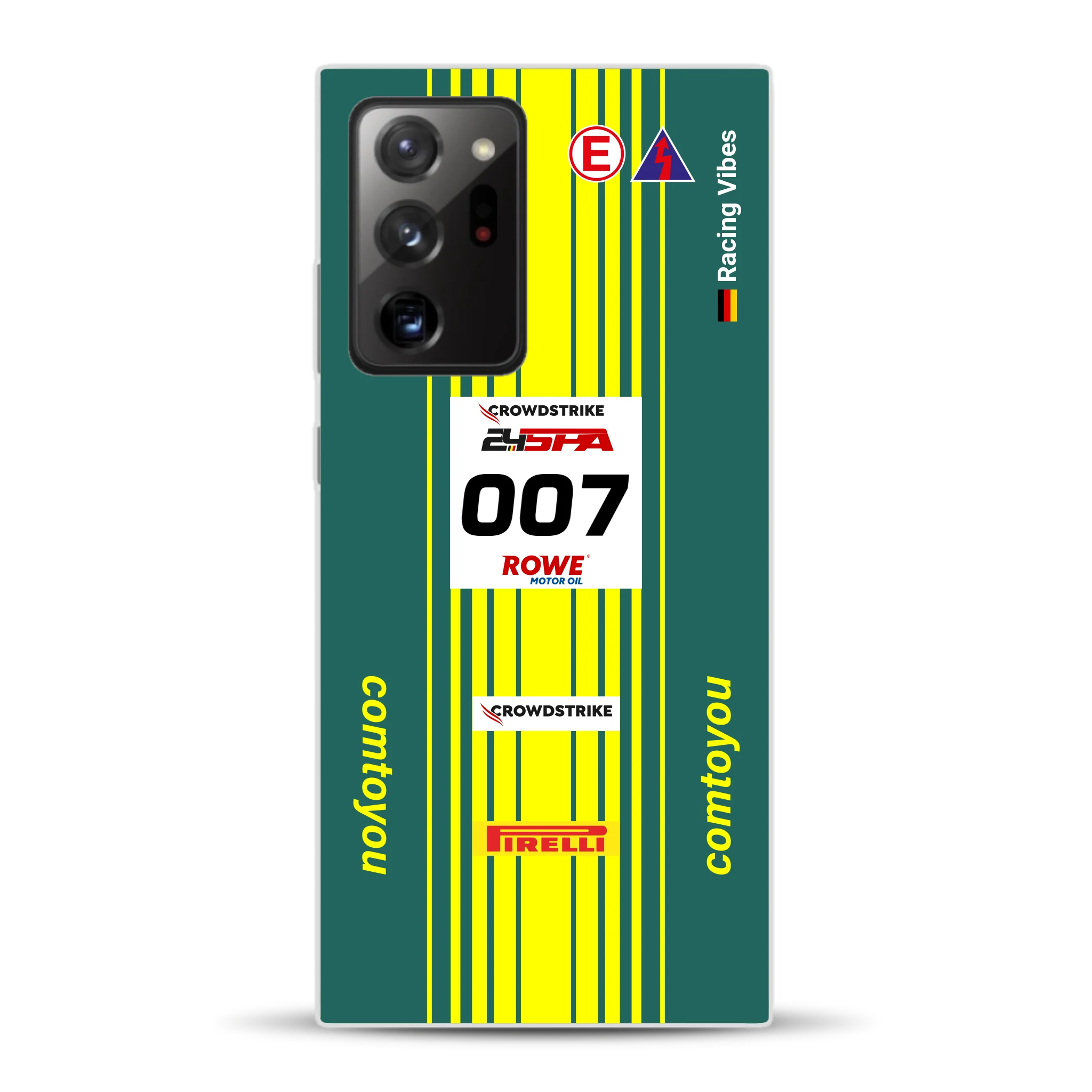Vantage AMR GT3 Evo #007 Livery - Housse de téléphone portable personnalisée pour Samsung