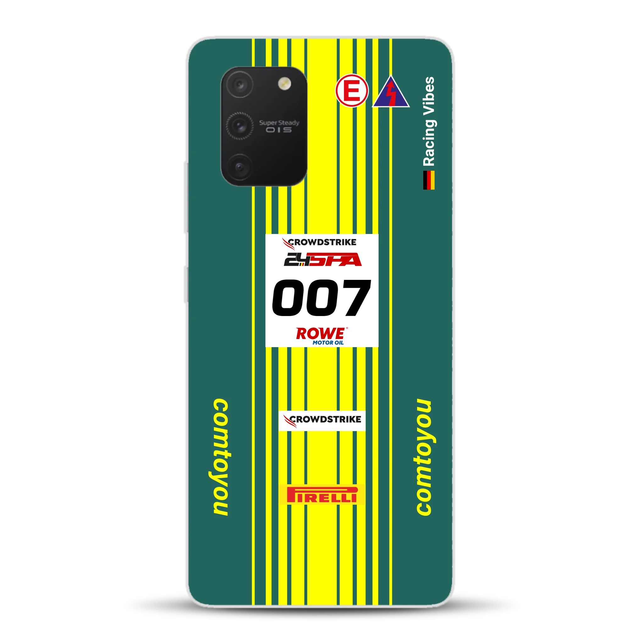 Vantage AMR GT3 Evo #007 Livery - Housse de téléphone portable personnalisée pour Samsung