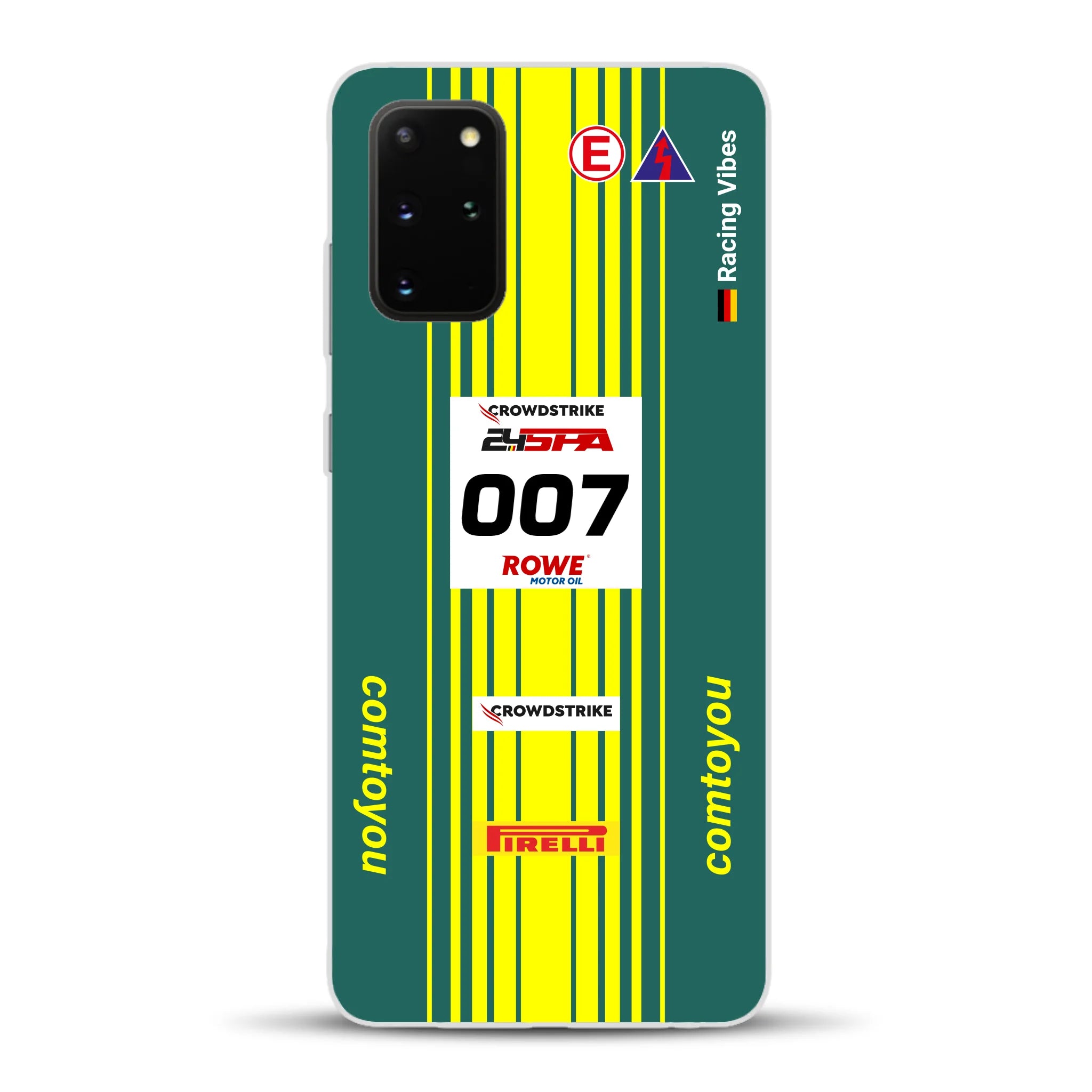 Vantage AMR GT3 Evo #007 Livery - Housse de téléphone portable personnalisée pour Samsung