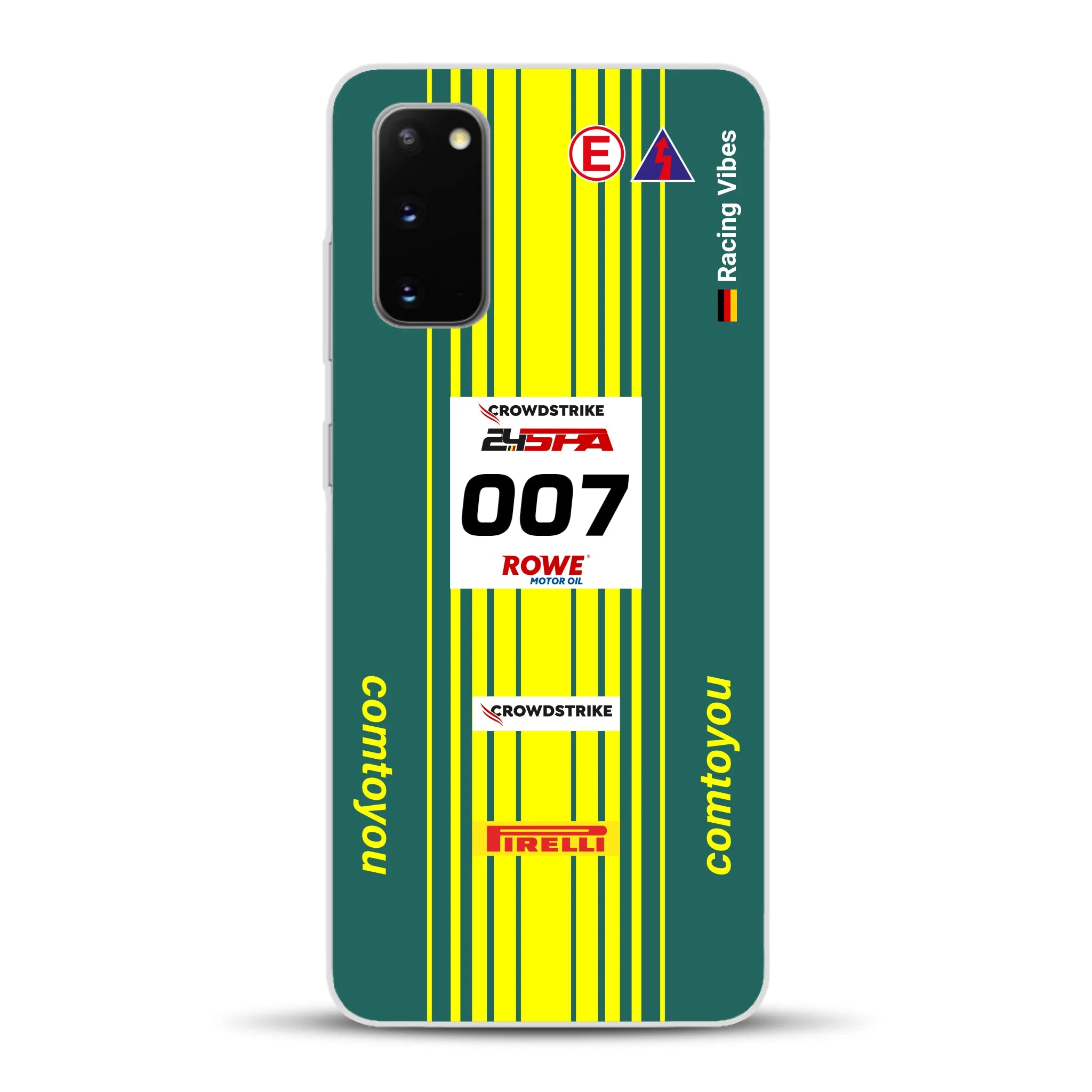 Vantage AMR GT3 Evo #007 Livery - Housse de téléphone portable personnalisée pour Samsung