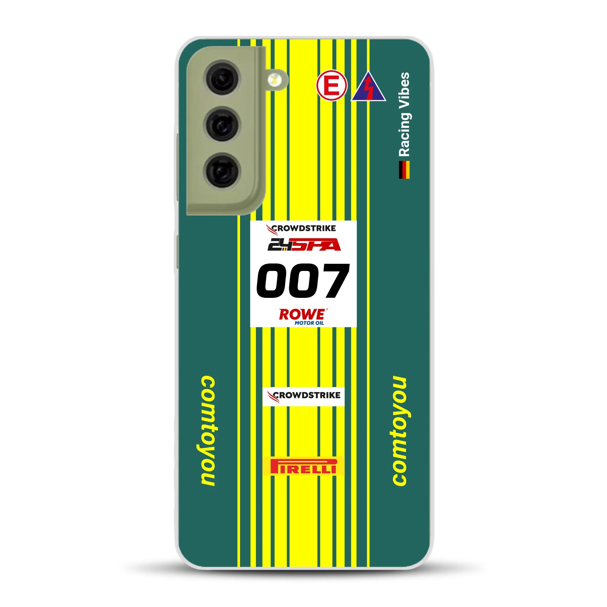 Vantage AMR GT3 Evo #007 Livery - Housse de téléphone portable personnalisée pour Samsung