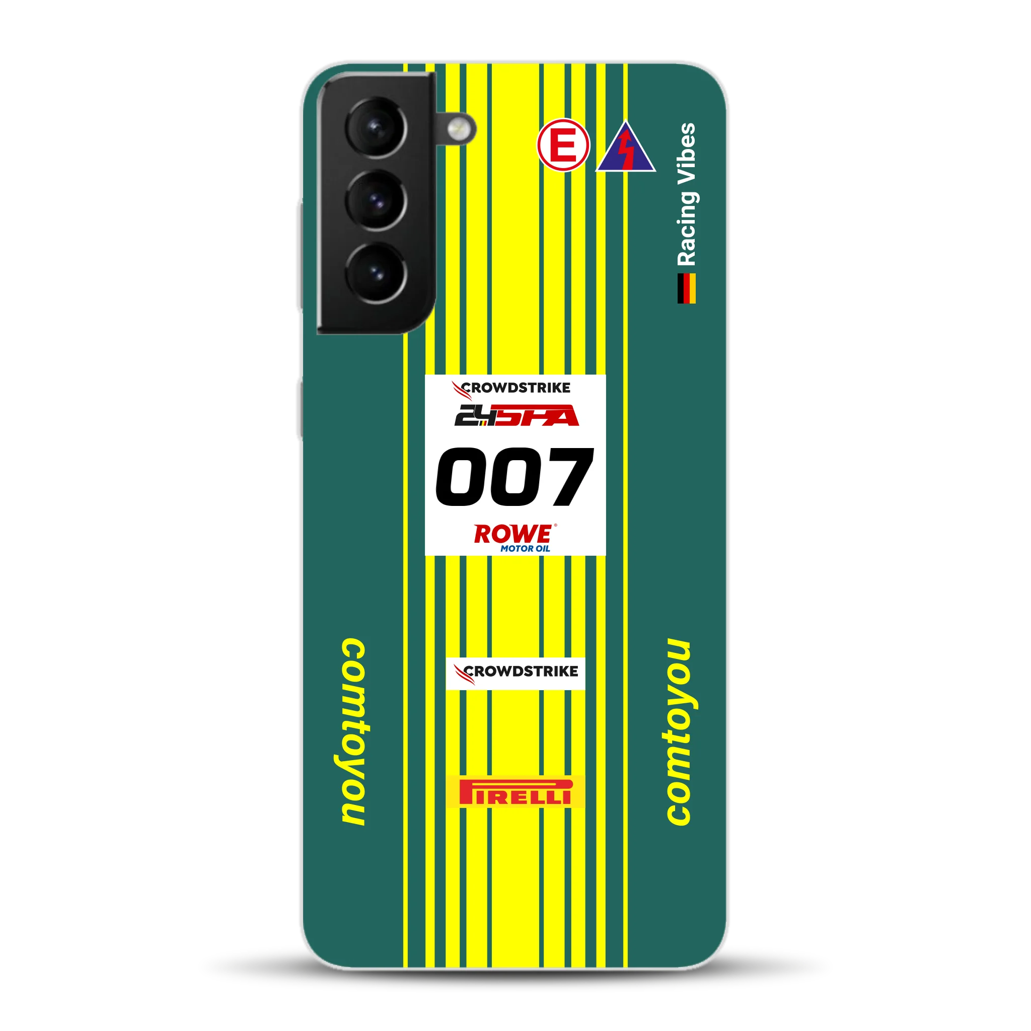 Vantage AMR GT3 Evo #007 Livery - Housse de téléphone portable personnalisée pour Samsung