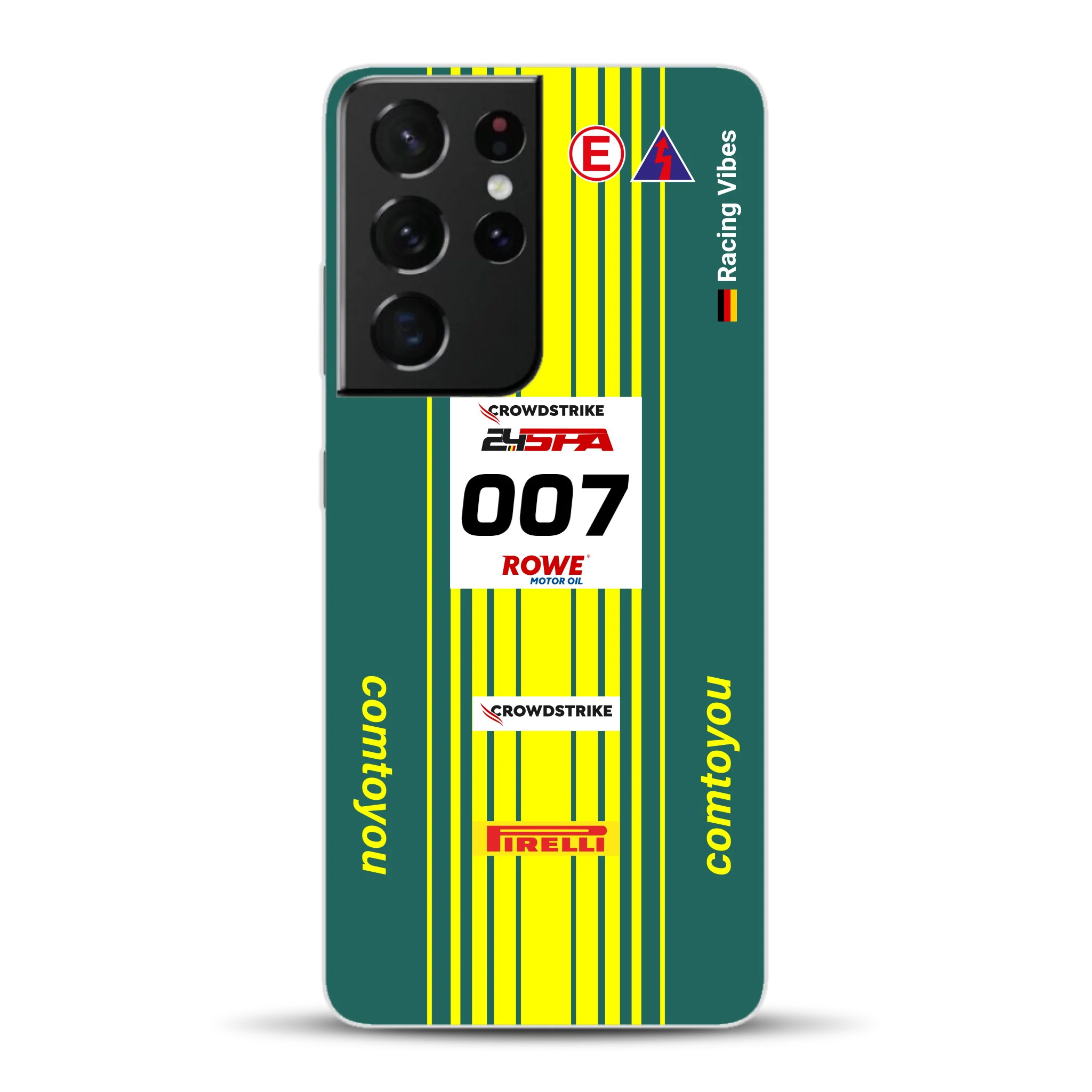Vantage AMR GT3 Evo #007 Livery - Housse de téléphone portable personnalisée pour Samsung
