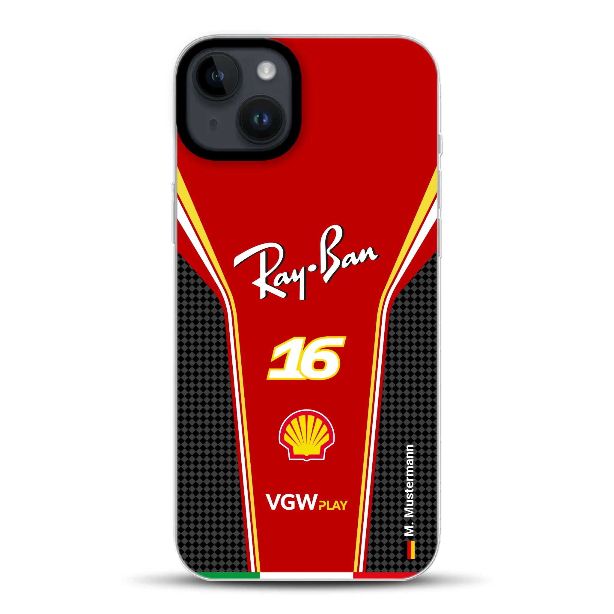 Ferrari F1 2024 Livery - Individuelle Hybrid Hülle mit MagSafe