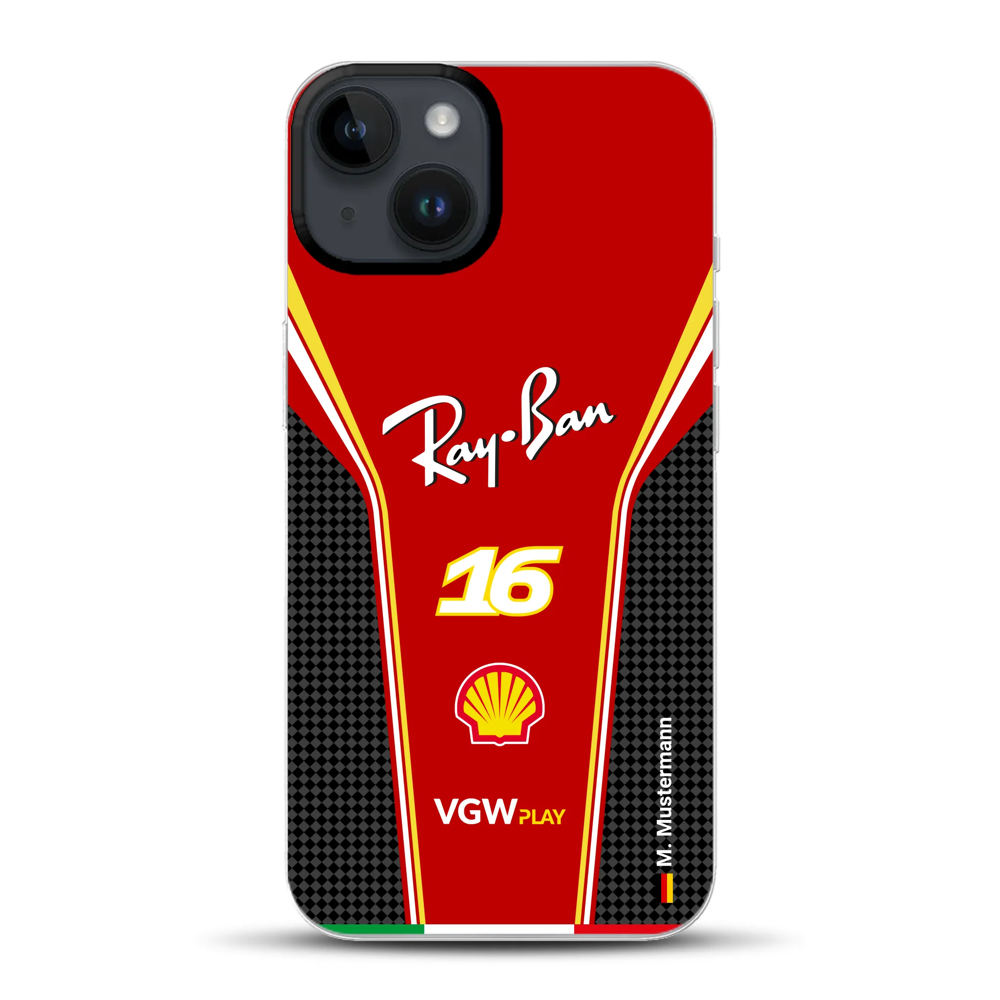 Ferrari F1 2024 Livery - Individuelle Hybrid Hülle mit MagSafe