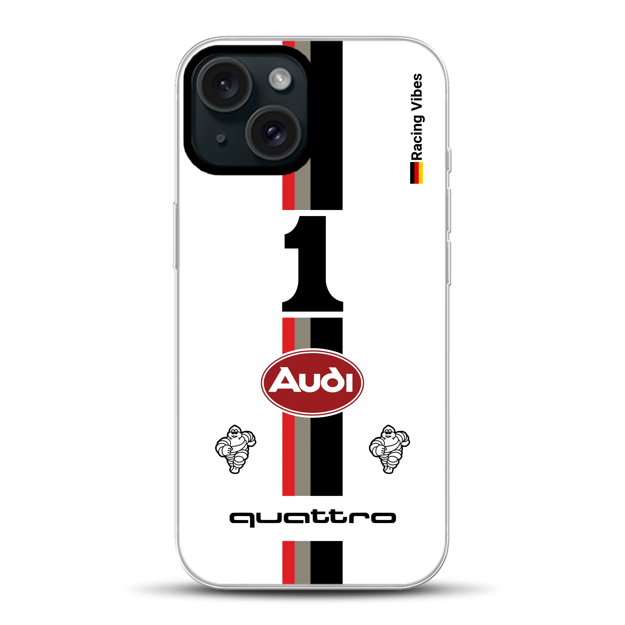 Audi Quattro S1 E2 Pikes Peak Livery - Individuelle Hybrid Hülle mit MagSafe