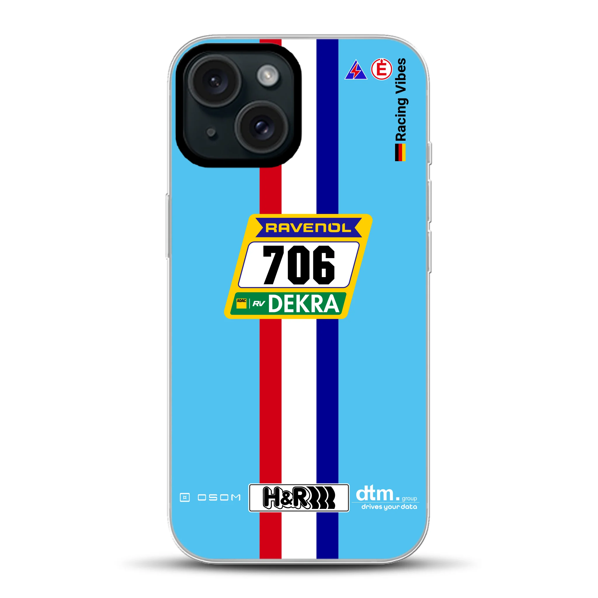 Glickenhaus SCG004c Nürburgring 2024 Livery - Cover ibrida personalizzata con MagSafe