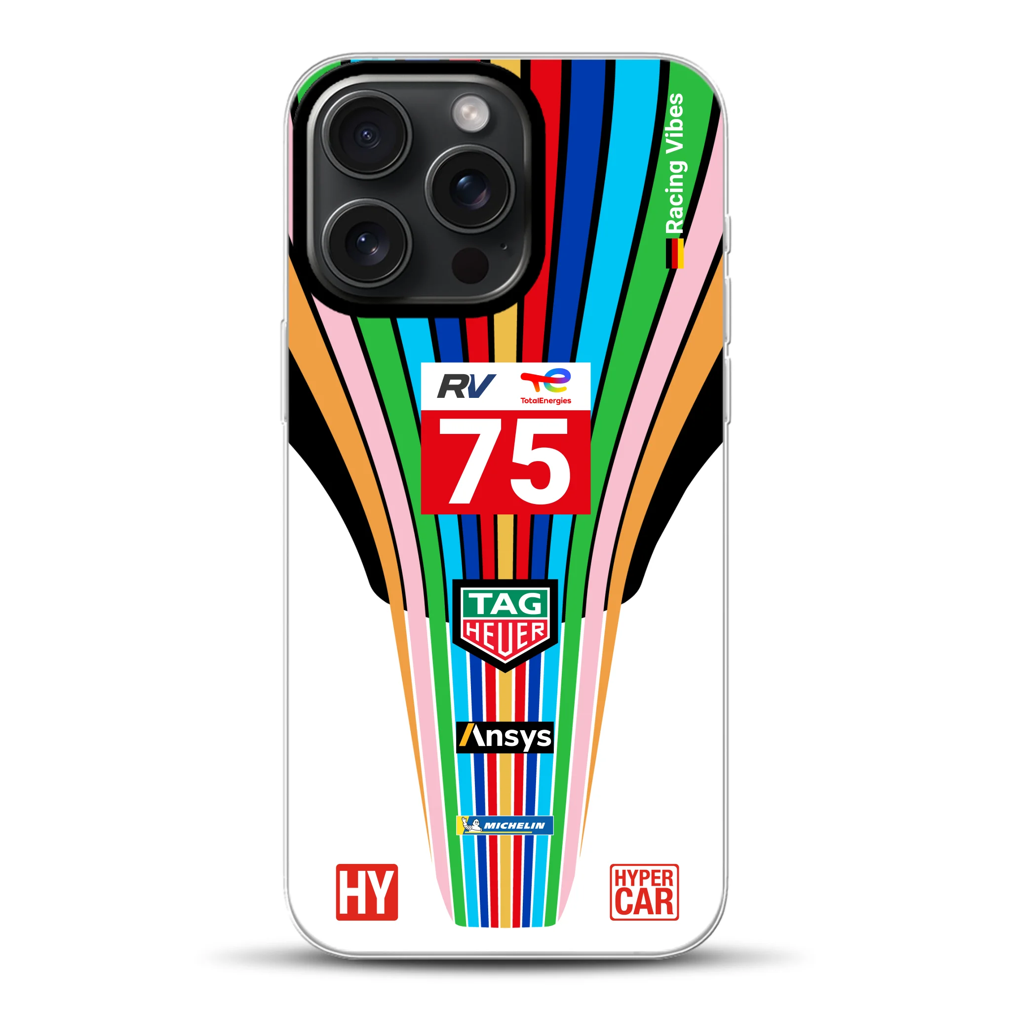 Porsche 963 #75 2023 Livery - Individuelle Hybrid Hülle mit MagSafe