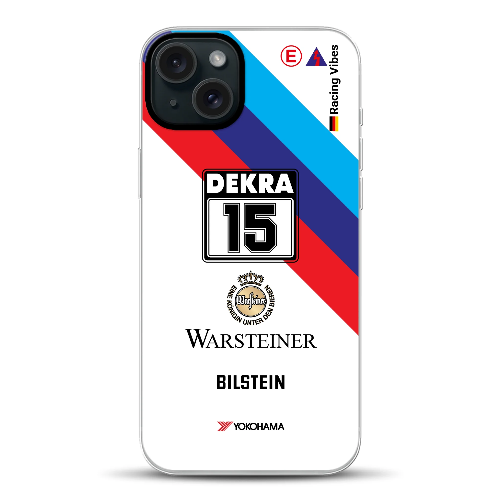 M3 E30 #15 DTM Champion 1989 Livery - Individuelle Hybrid Hülle mit MagSafe