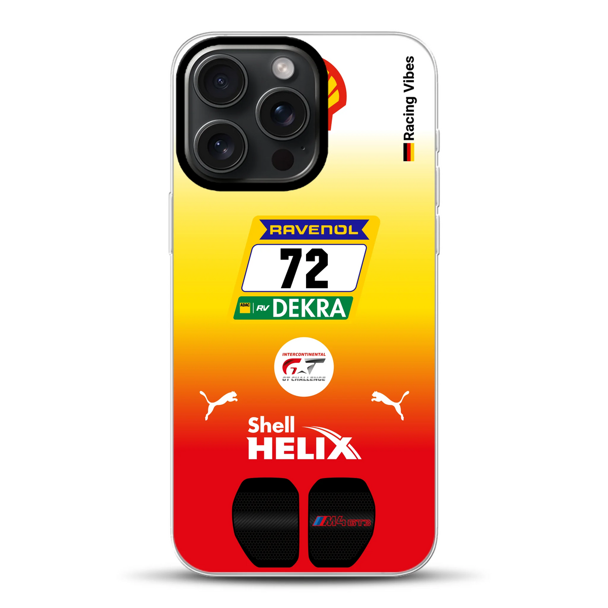 RMG M4 GT3 #72 24h Nürburgring 2024 Livery - Cover ibrida personalizzata con MagSafe