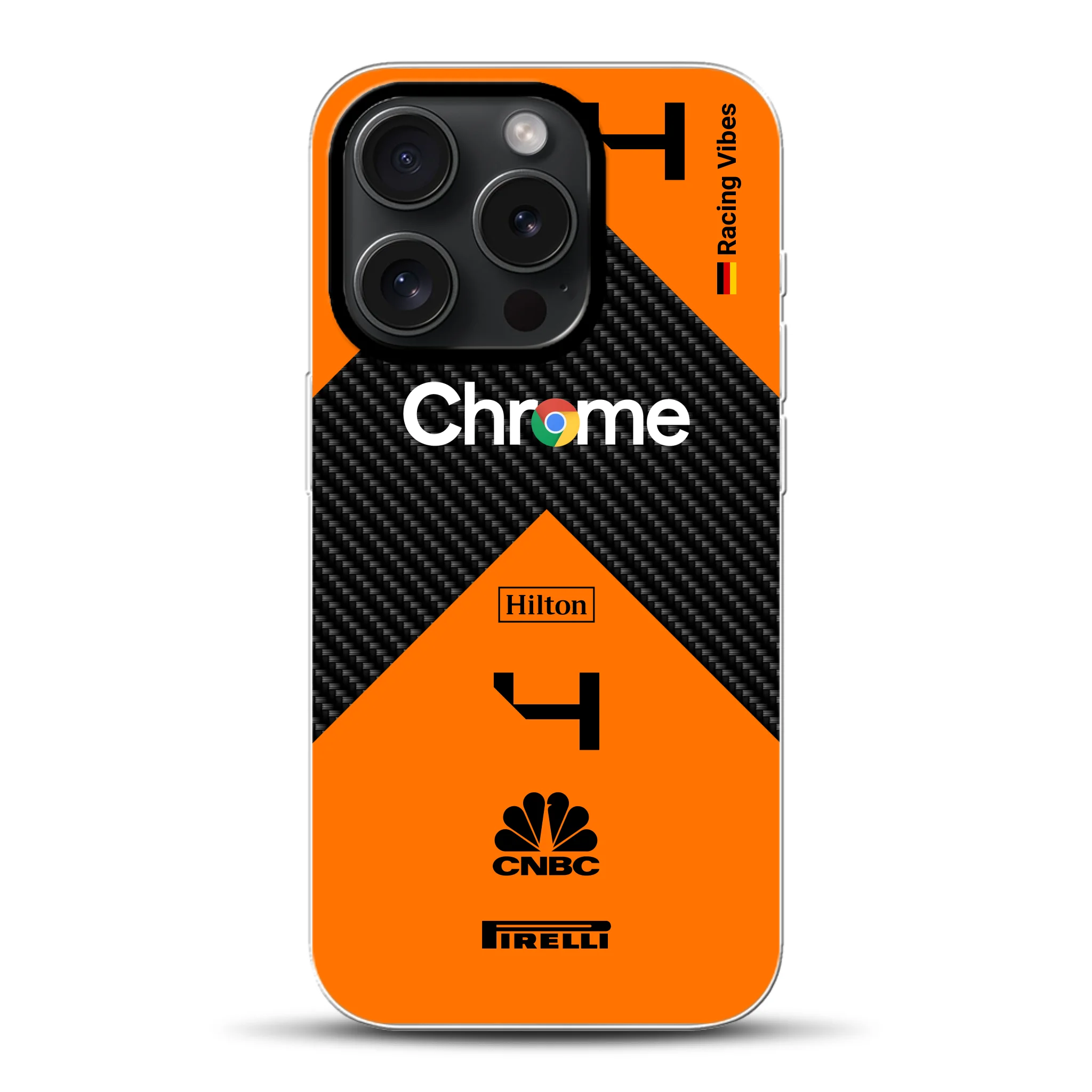 McL F1 2024 Livery - Individuelle Hybrid Hülle mit MagSafe