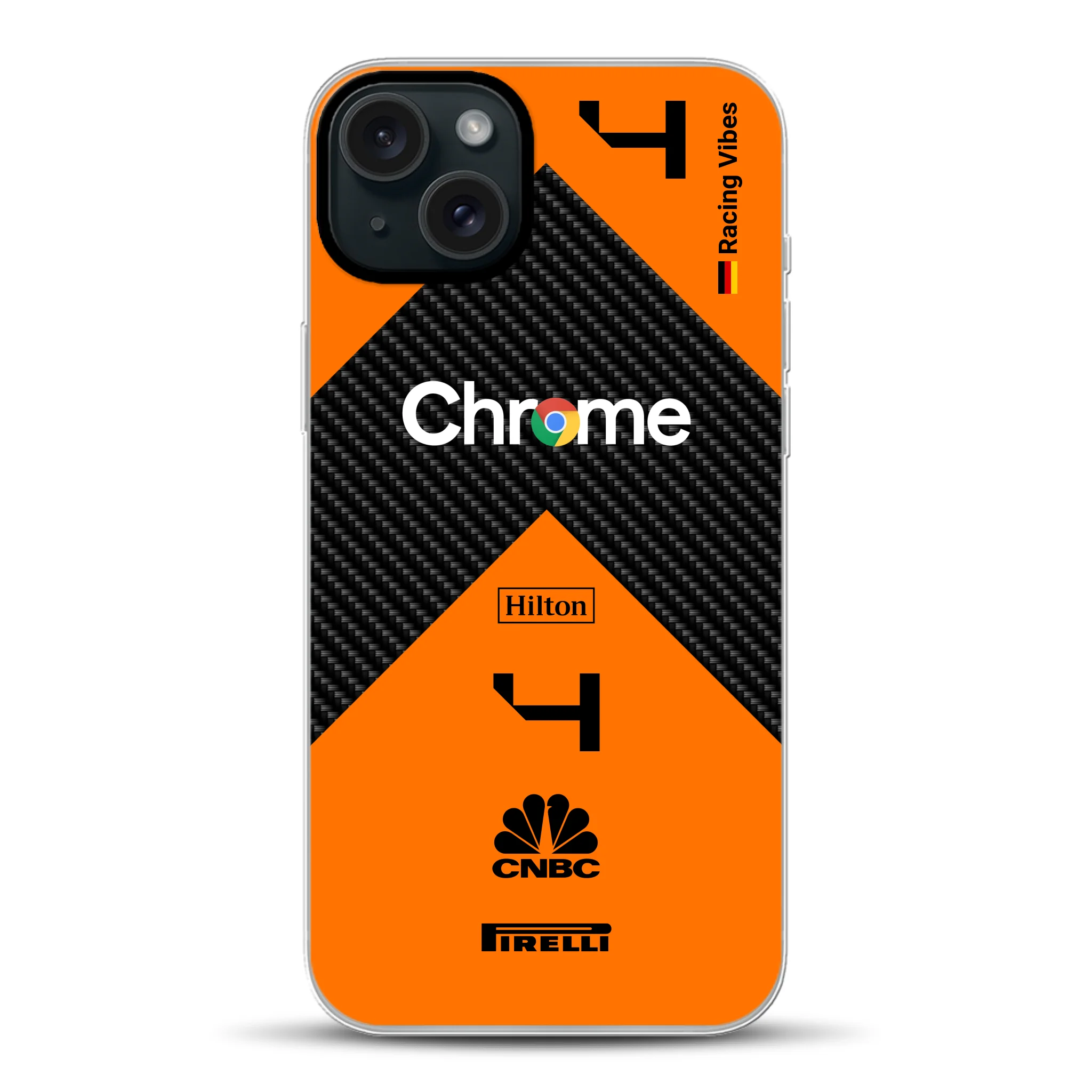 McL F1 2024 Livery - Individuelle Hybrid Hülle mit MagSafe