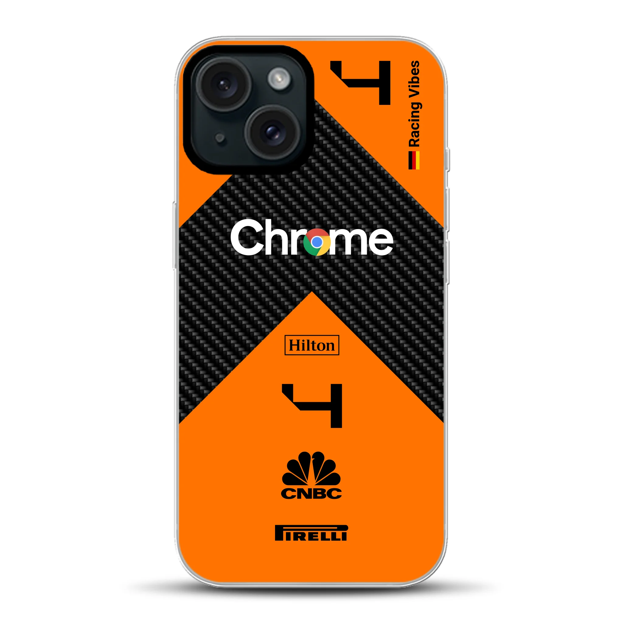 McL F1 2024 Livery - Individuelle Hybrid Hülle mit MagSafe