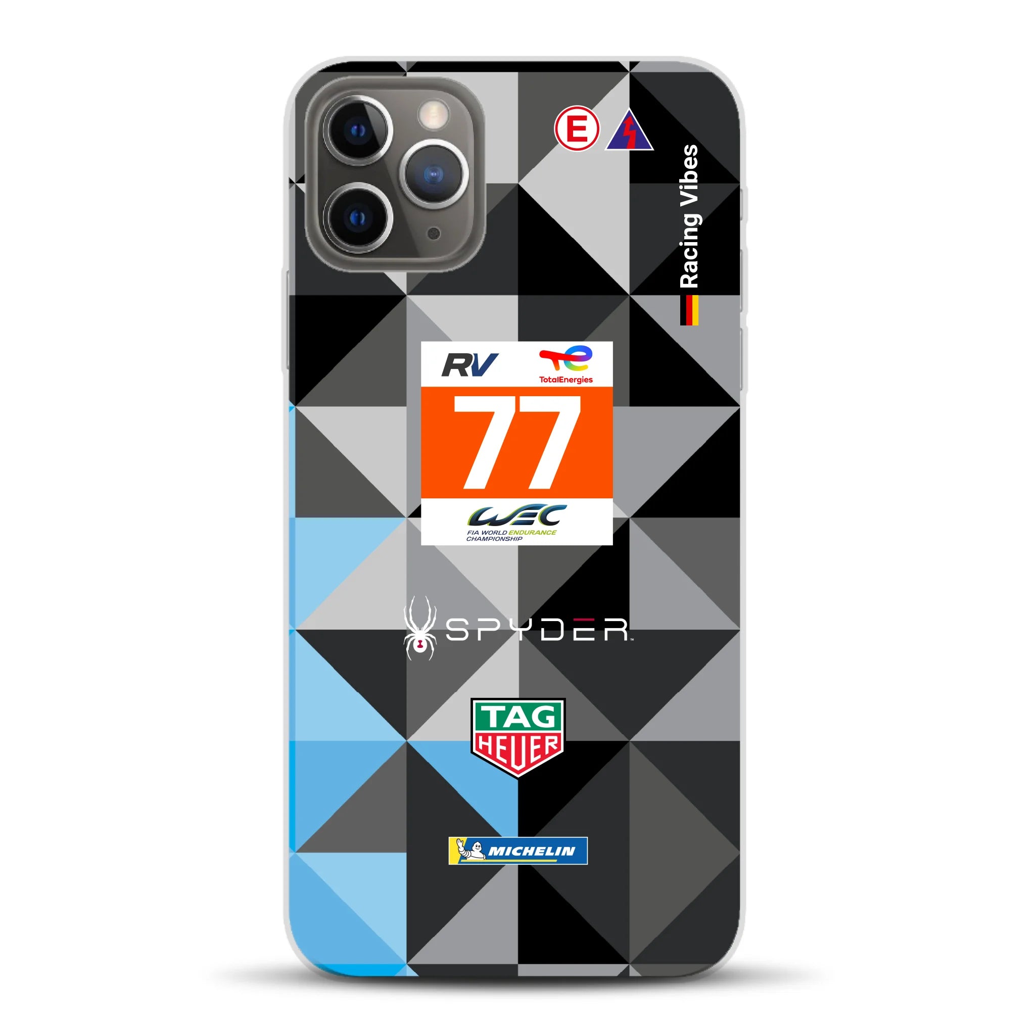 911 RSR Dempsey Proton 24h 2022 Livery - Custom phone case for iPhone