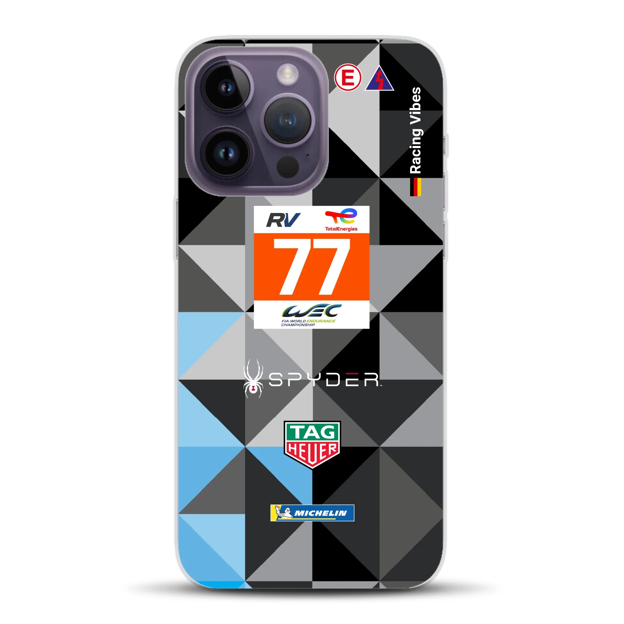 911 RSR Dempsey Proton 24h 2022 Livery - Custom phone case for iPhone
