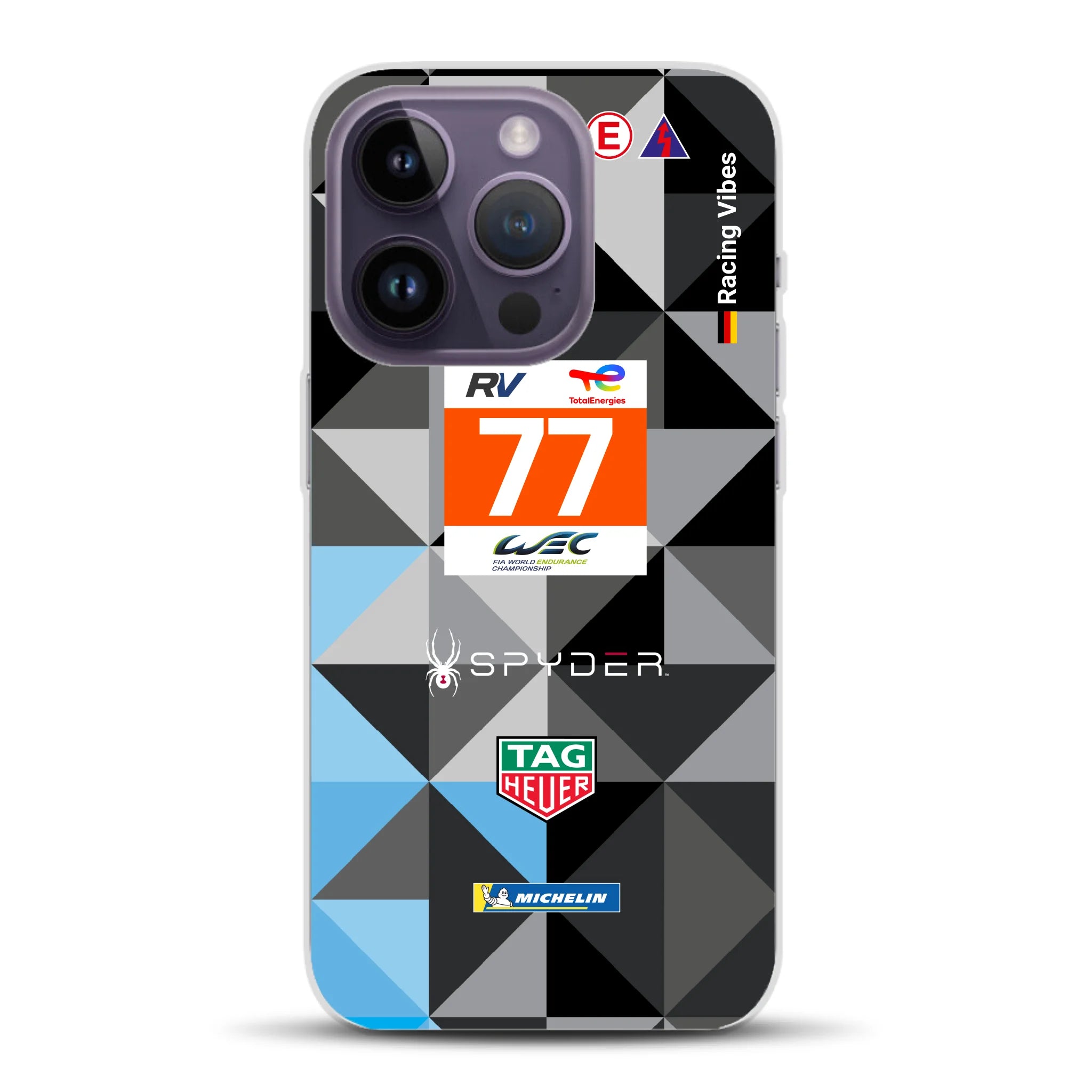 911 RSR Dempsey Proton 24h 2022 Livery - Custom phone case for iPhone