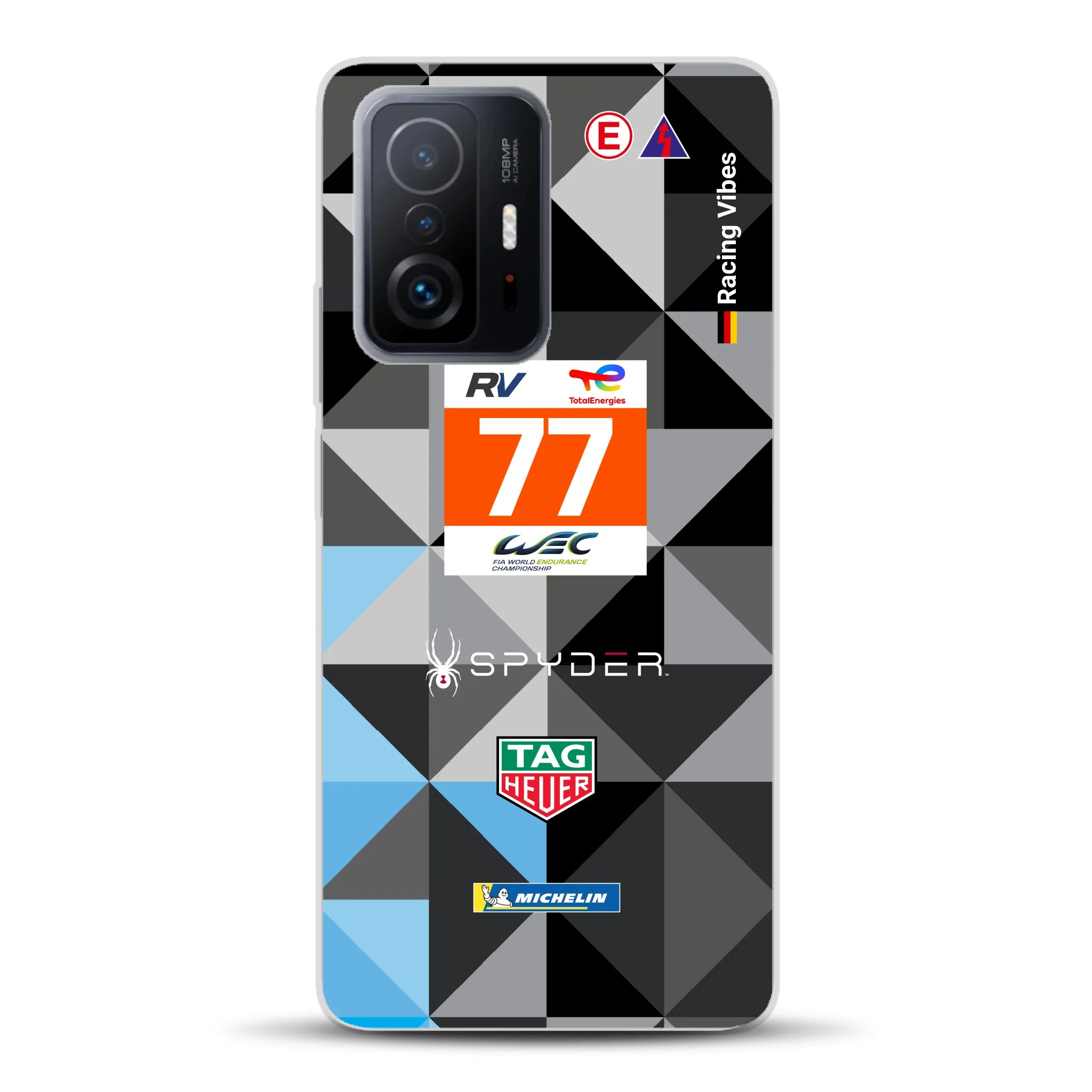 911 RSR Dempsey Proton 24h 2022 Livery - Custom phone case for Xiaomi