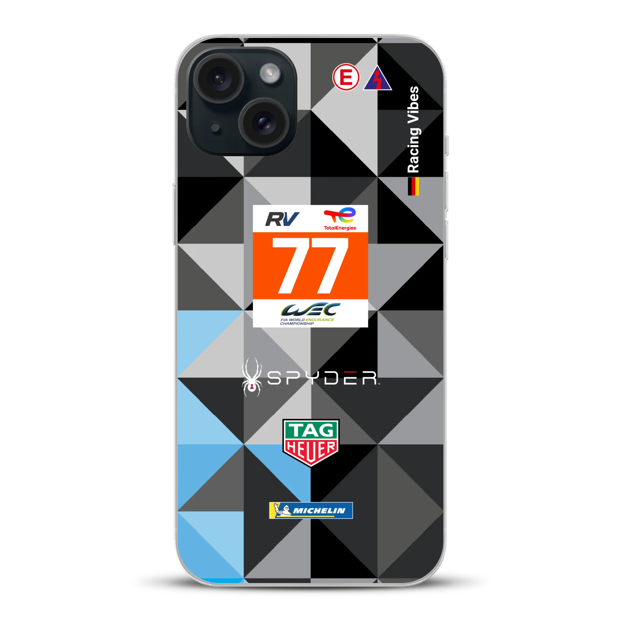 911 RSR Dempsey Proton 24h 2022 Livery - Custodia per cellulare personalizzata per iPhone