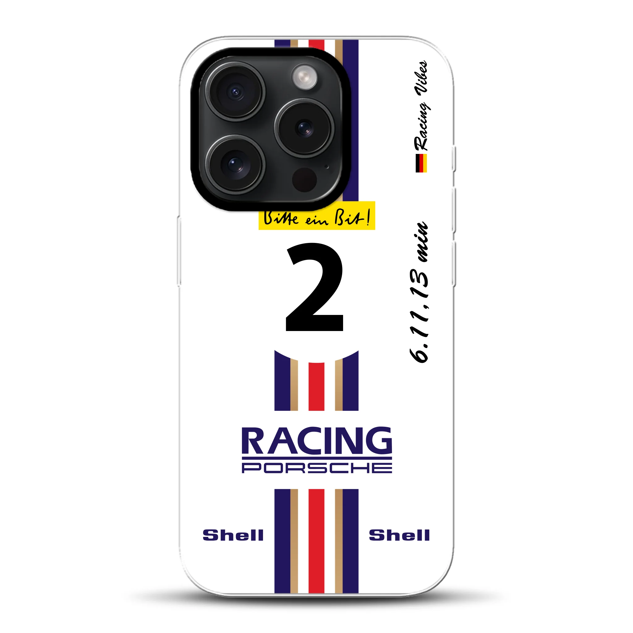 956K #2 Bellof Rekordrunde Nordschleife 1983 Livery - Individuelle Hybrid Hülle mit MagSafe