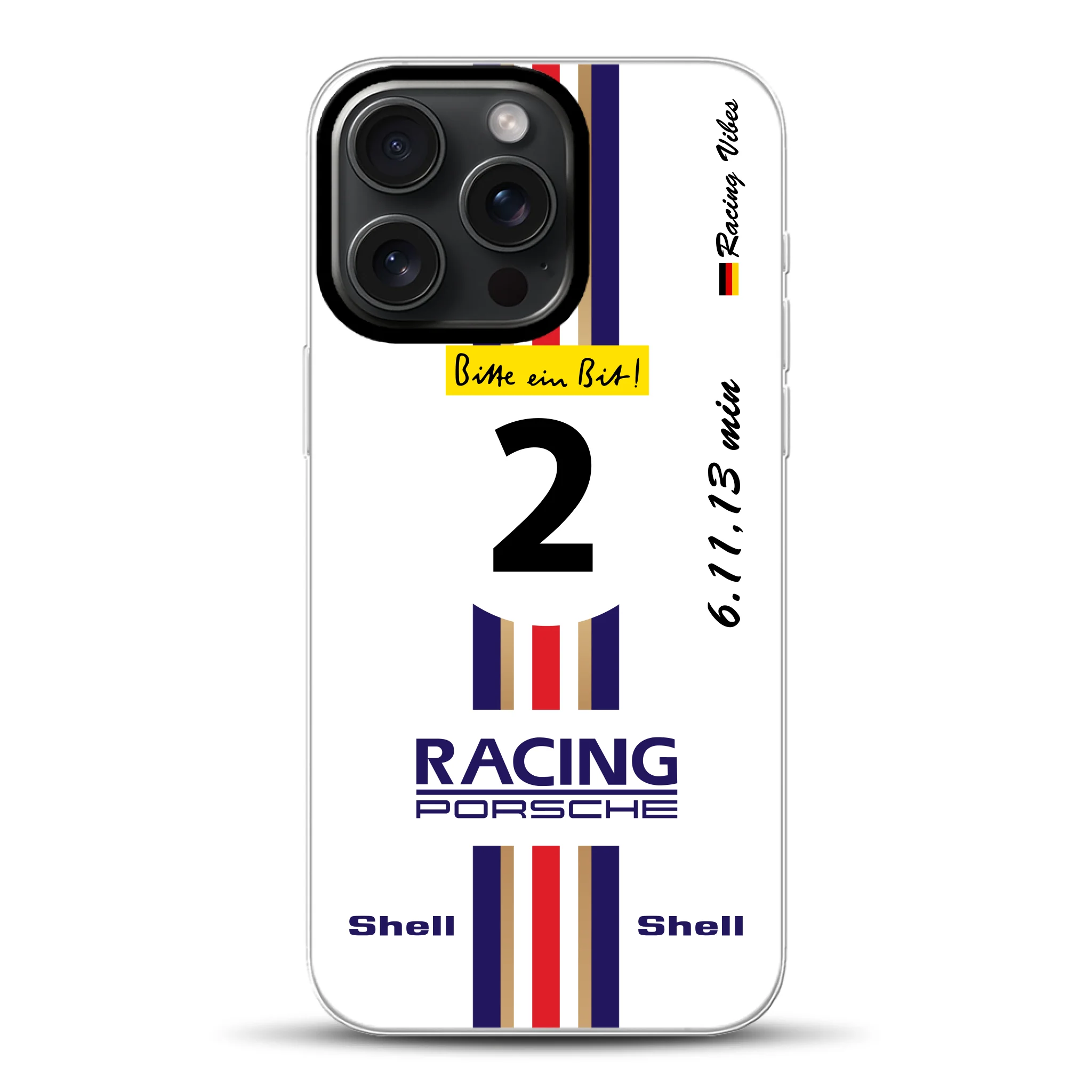 956K #2 Bellof Rekordrunde Nordschleife 1983 Livery - Individuelle Hybrid Hülle mit MagSafe